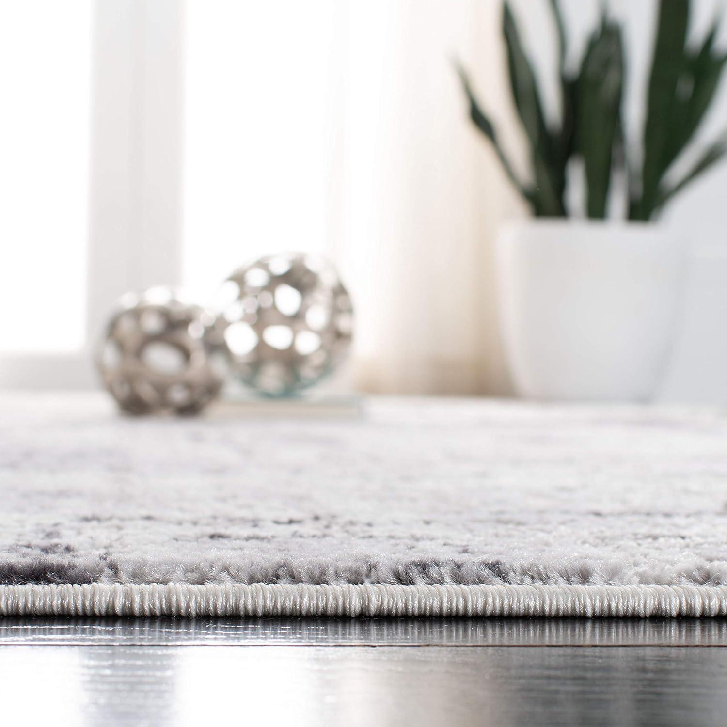Amelia ALA786 Power Loomed Accent Rug - Grey/Charcoal - 3'x5' - Safavieh.