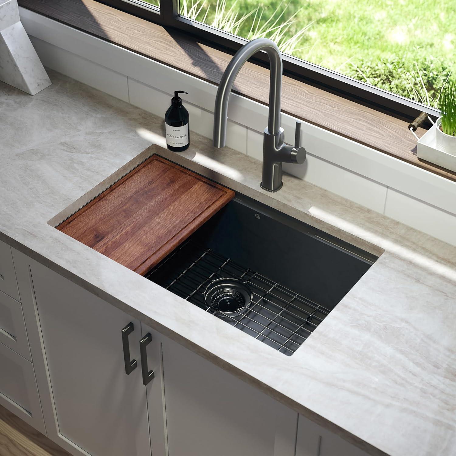 30'' L Undermount Single Bowl Stainless Steel Kitchen Sink