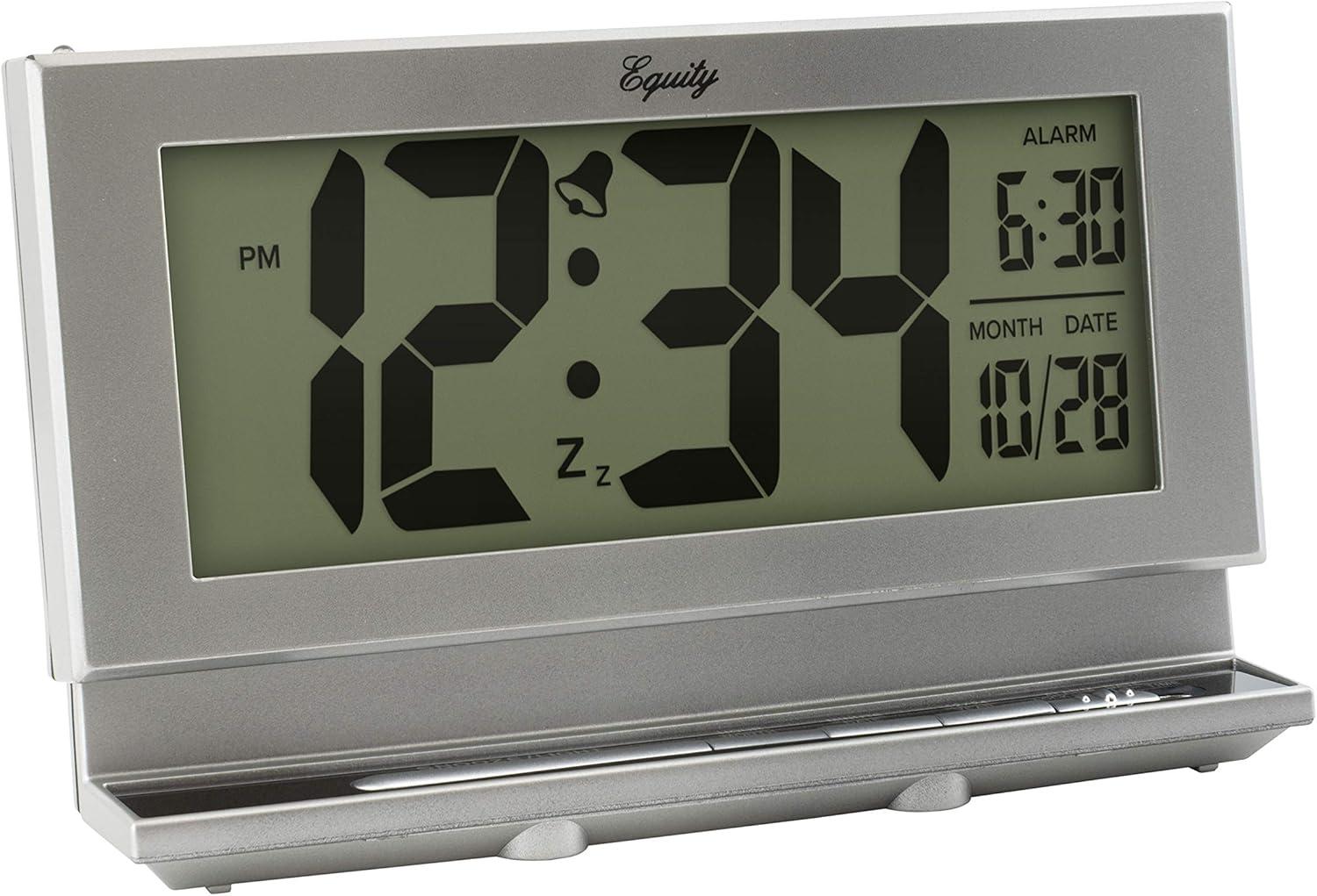 Equity 2 inch LCD Digital Alarm Clock with Night Vision, Model #30041