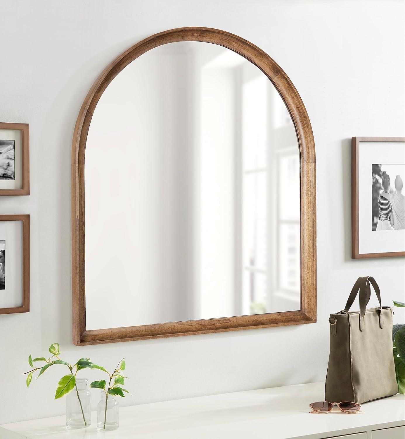 Branwell Wood Flat Mirror
