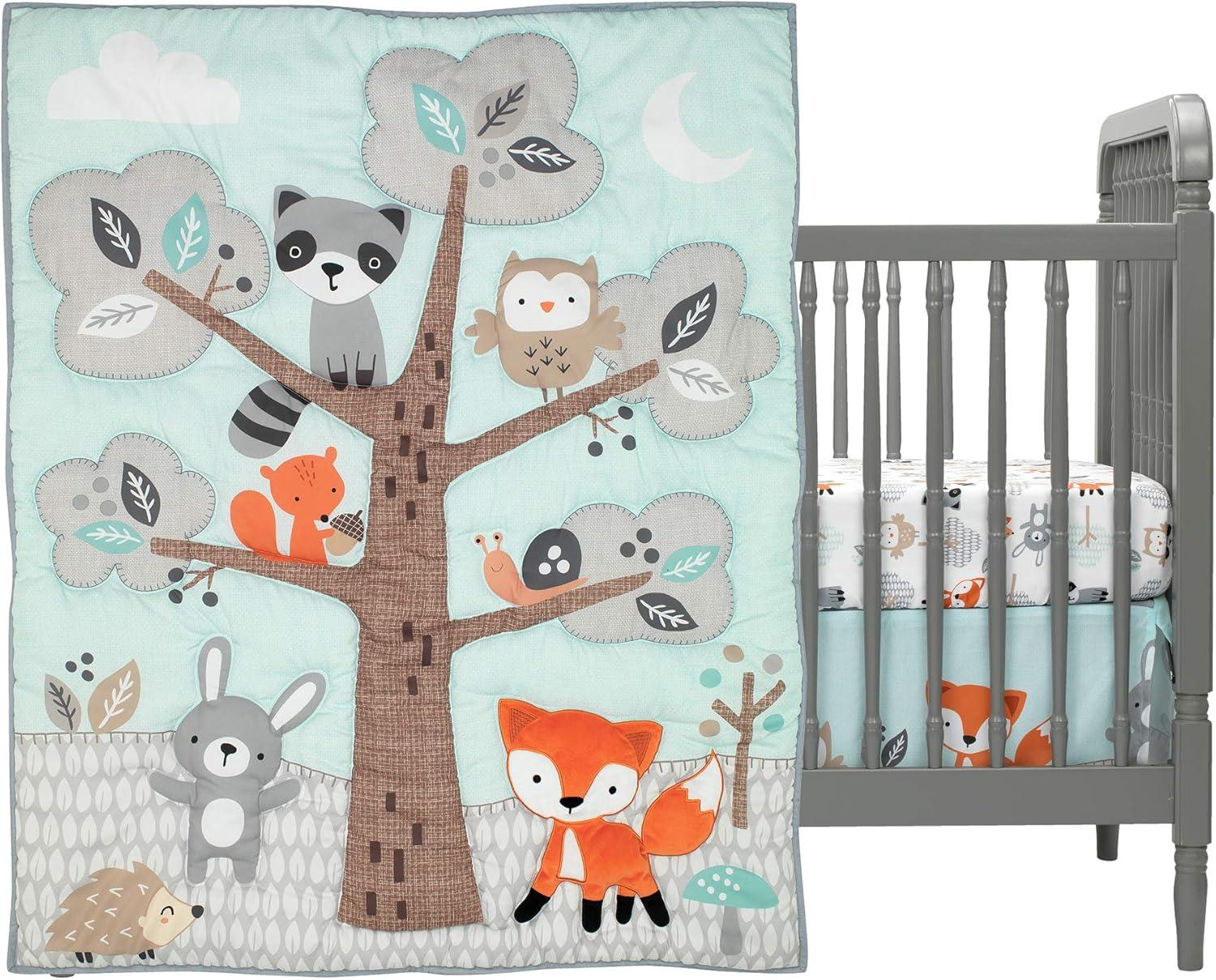Bedtime Originals Woodland Friends 3 Piece Crib Bedding Set