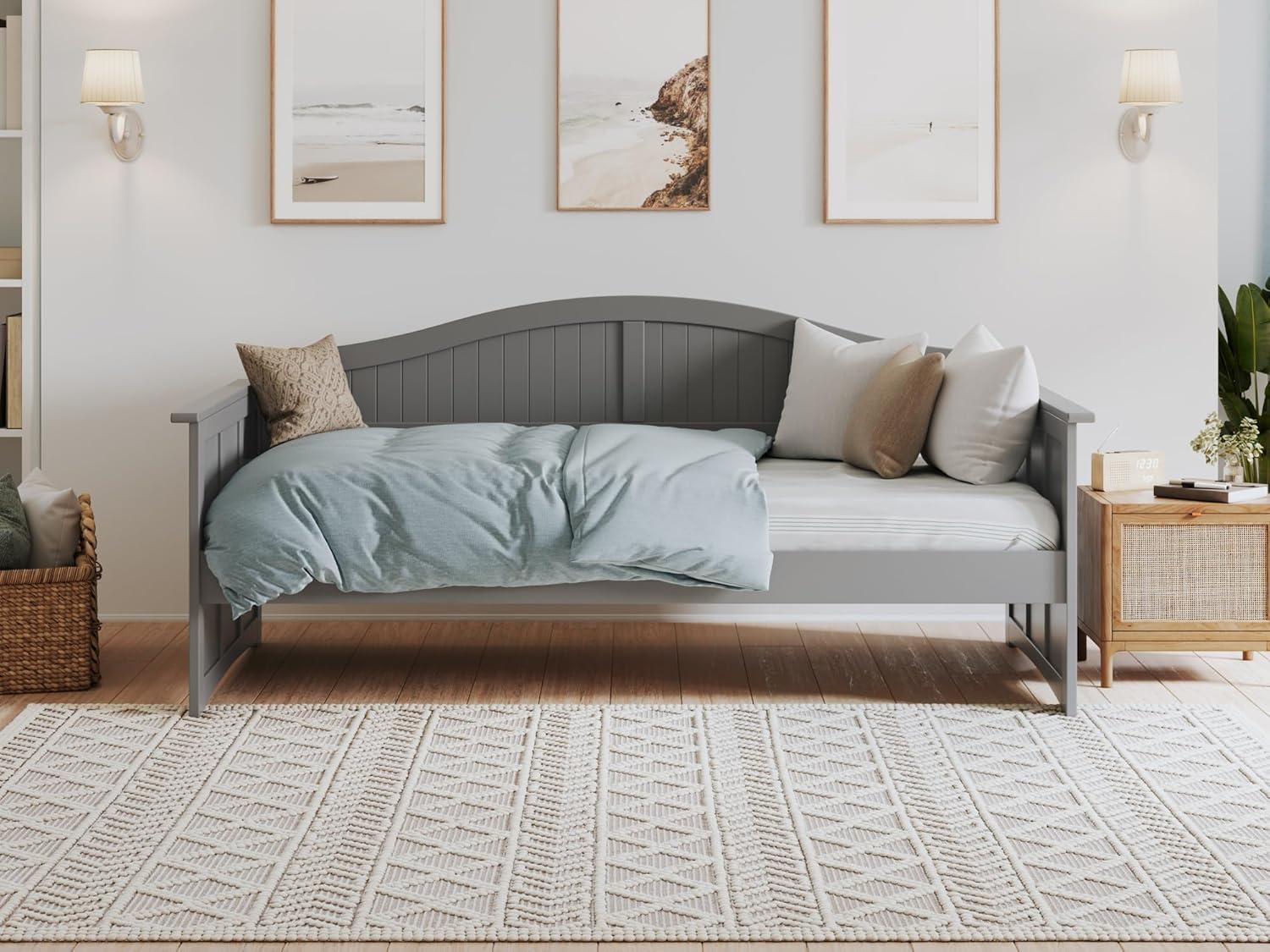 Nantucket Gray Twin Wood Daybed with Slats