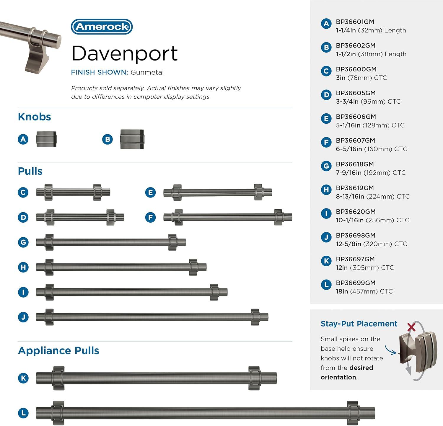 Davenport Bar Pull