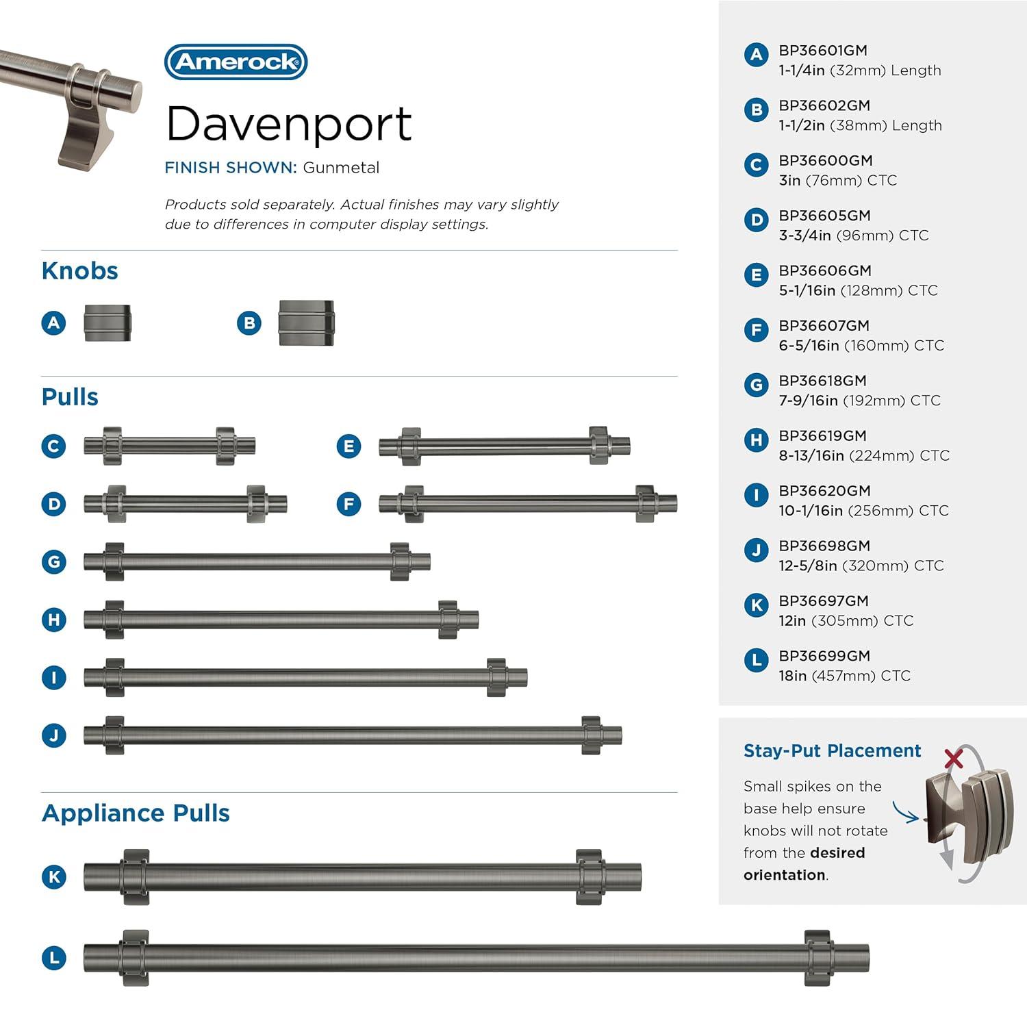 Davenport Bar Pull