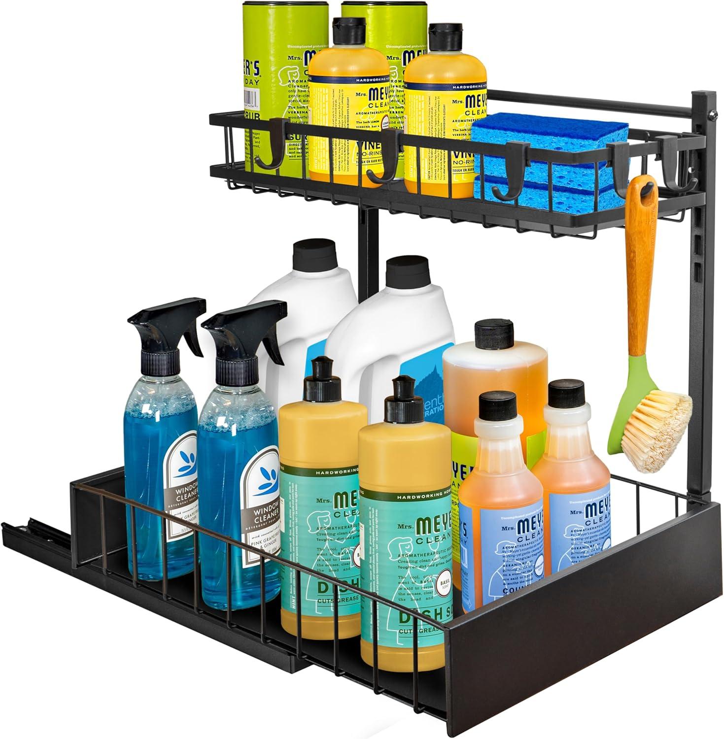 LYNK PROFESSIONAL LYNK PROFESSIONAL® Select™ Slide Out Under Sink Kitchen Cabinet Organizer 11.5"W x 18"D, Wood