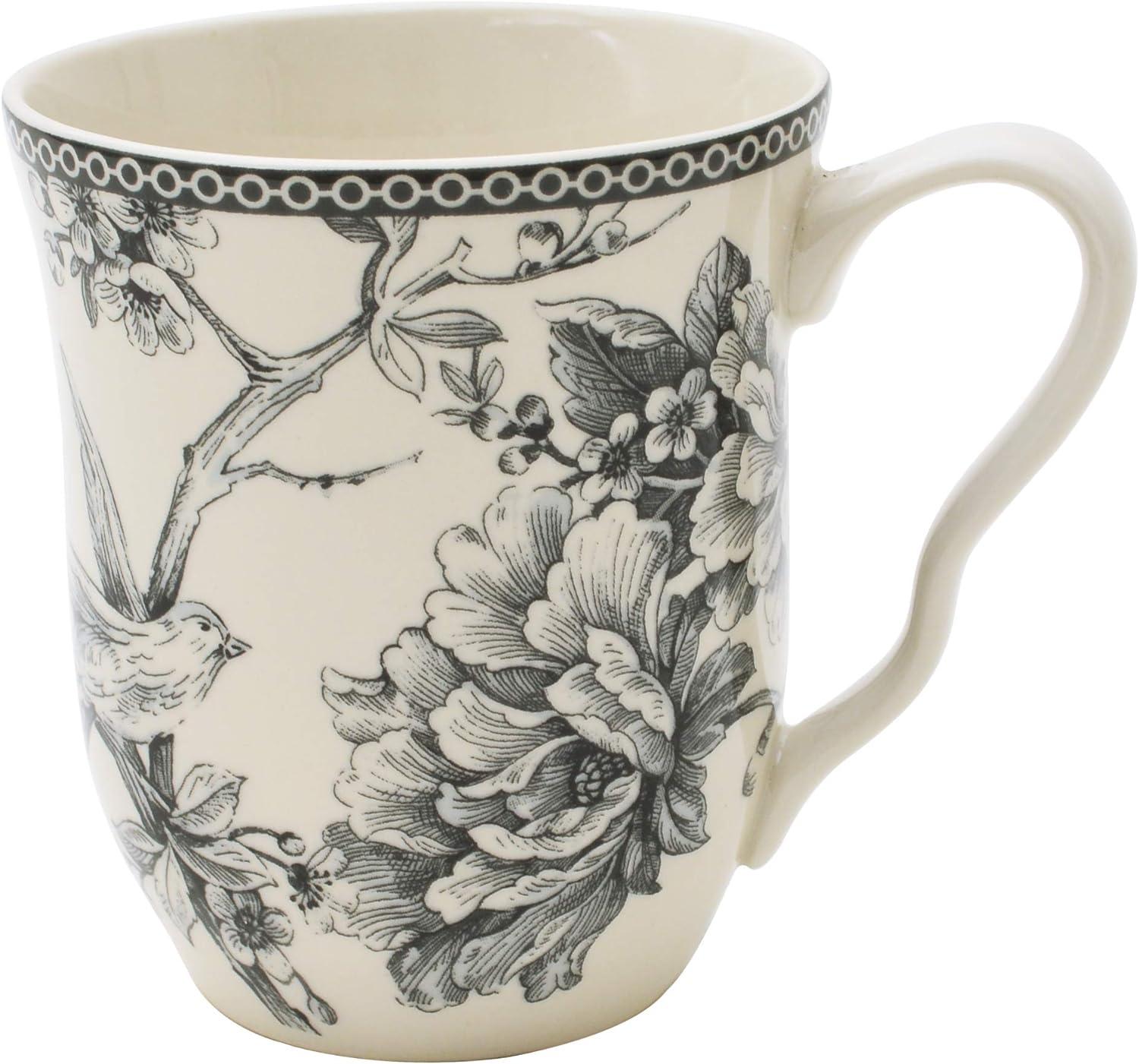 222 Fifth 222 Fifth Adelaide 16-Piece Porcelain Floral Dinnerware Set - Service For 4