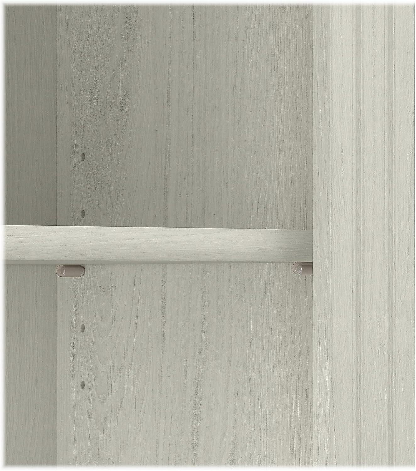 Saratoga Tall 5 Shelf Bookcase in Linen White Oak - Engineered Wood