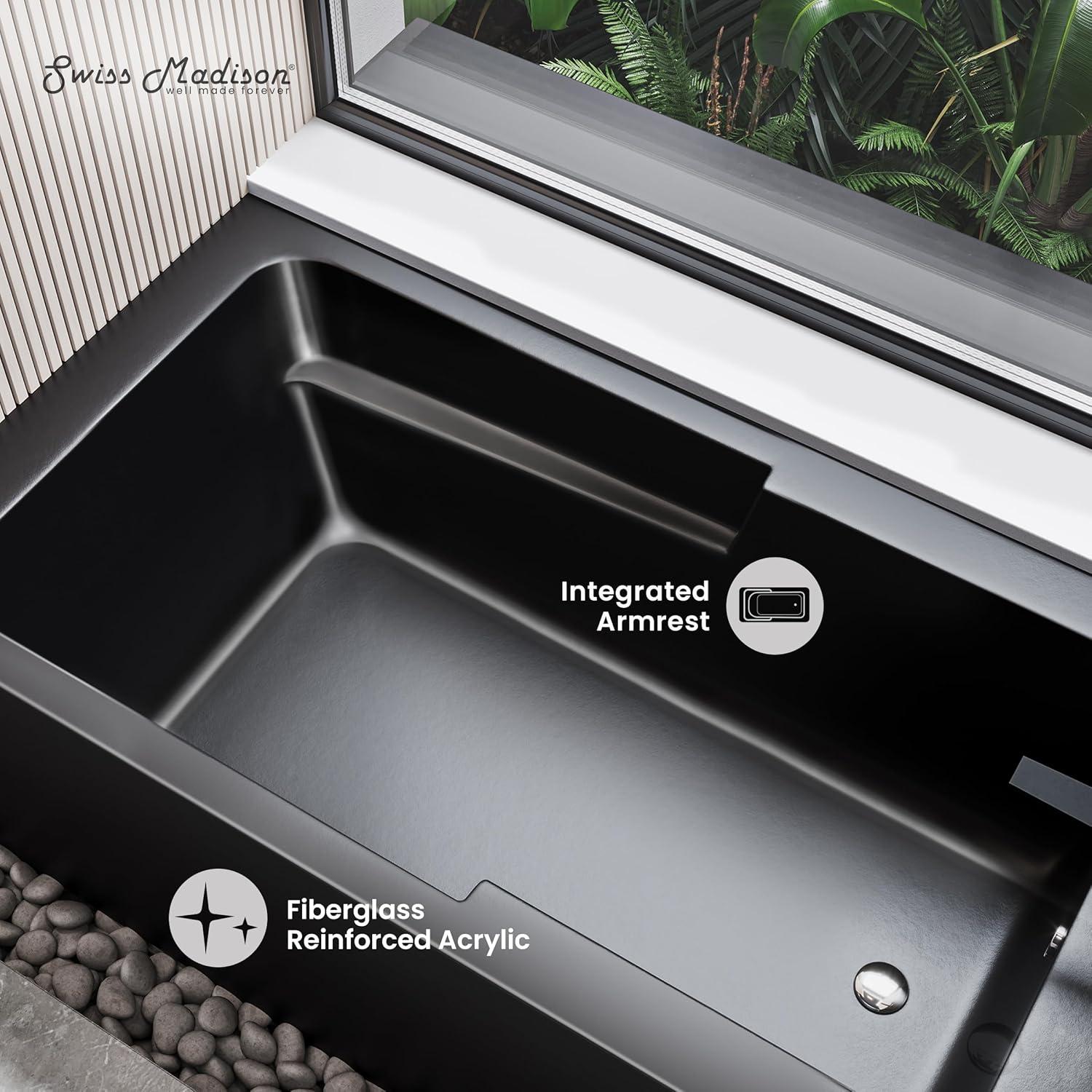 Voltaire 54" x 30" Alcove Bathtub with Apron