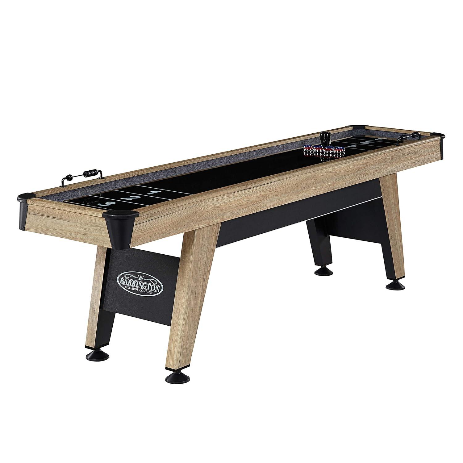 Barrington Billiards Company Barrington 9ft Wentworth Shuffleboard Table with 8-Puck Set