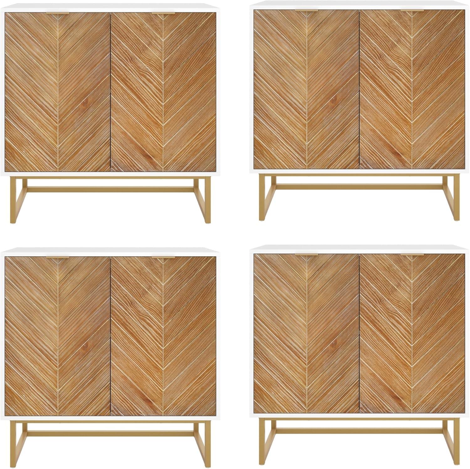 Nathan James Enloe 4-Pack Accent Cabinet Set or TV Stand