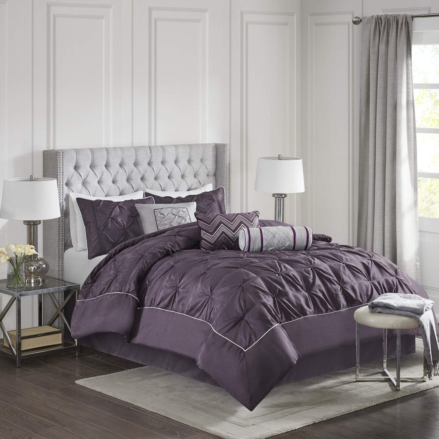 Madison Park Laurel 7 Piece Tufted Comforter Set