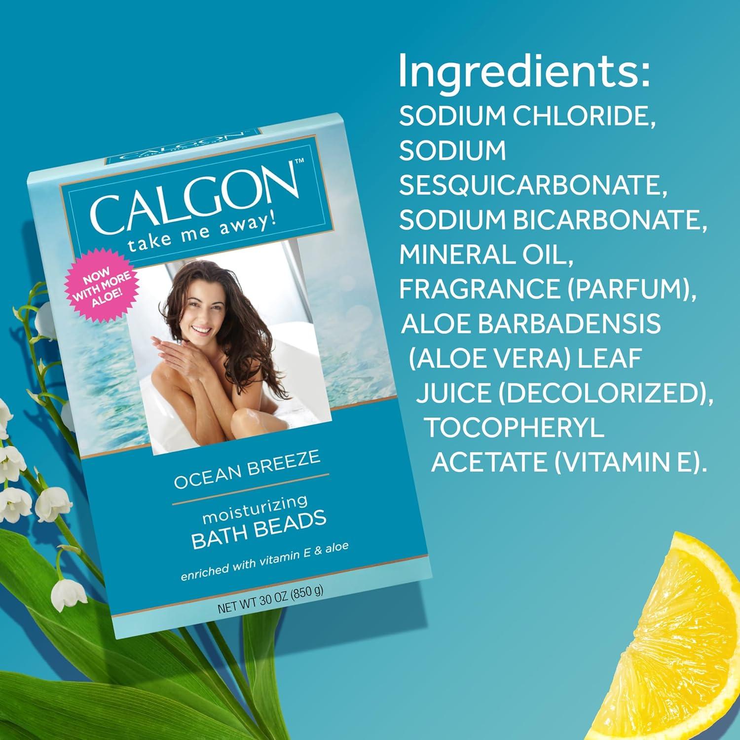 Calgon Ocean Breeze Bath Beads, 30 oz