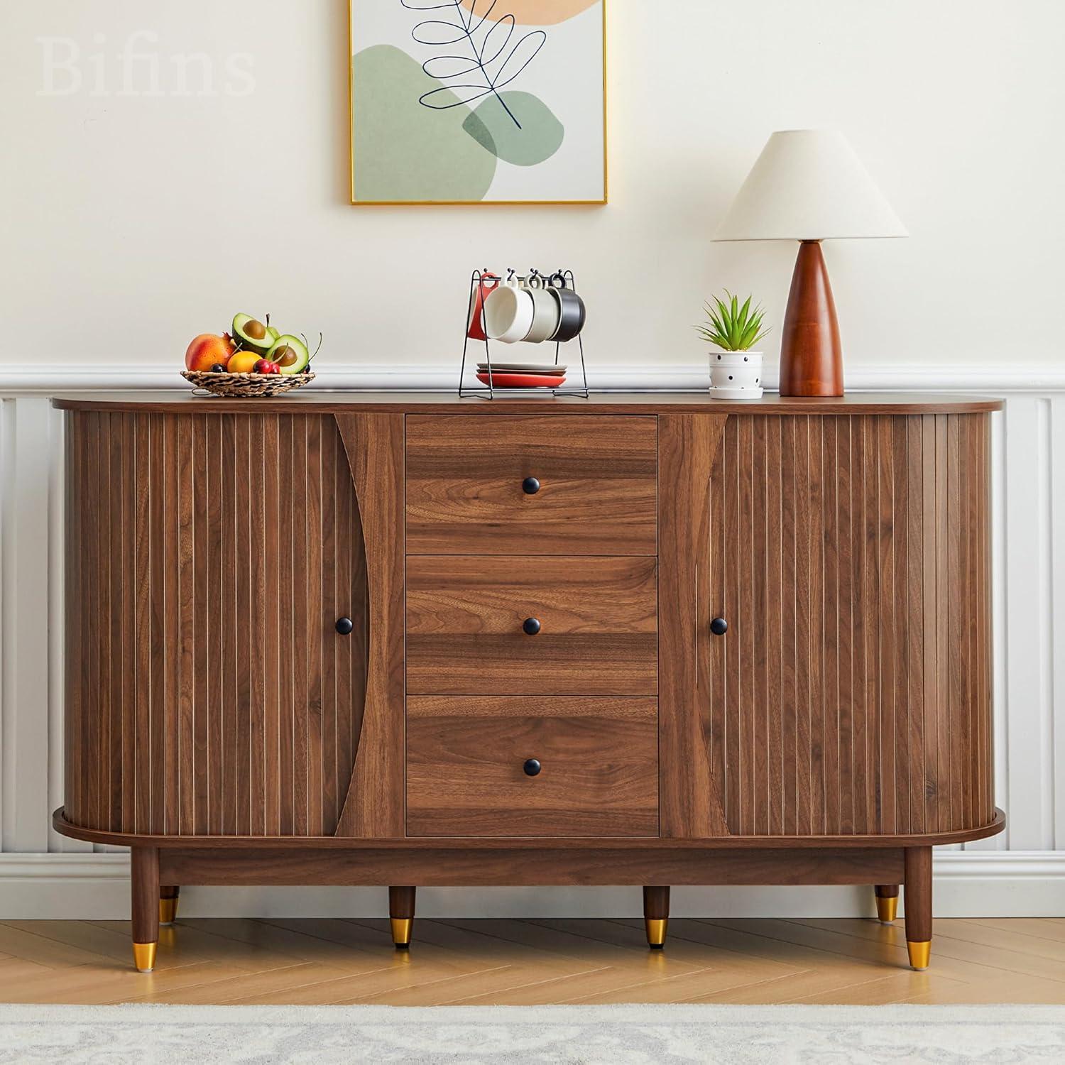 George Oliver Evana 55"Sideboard with 3 Drawer