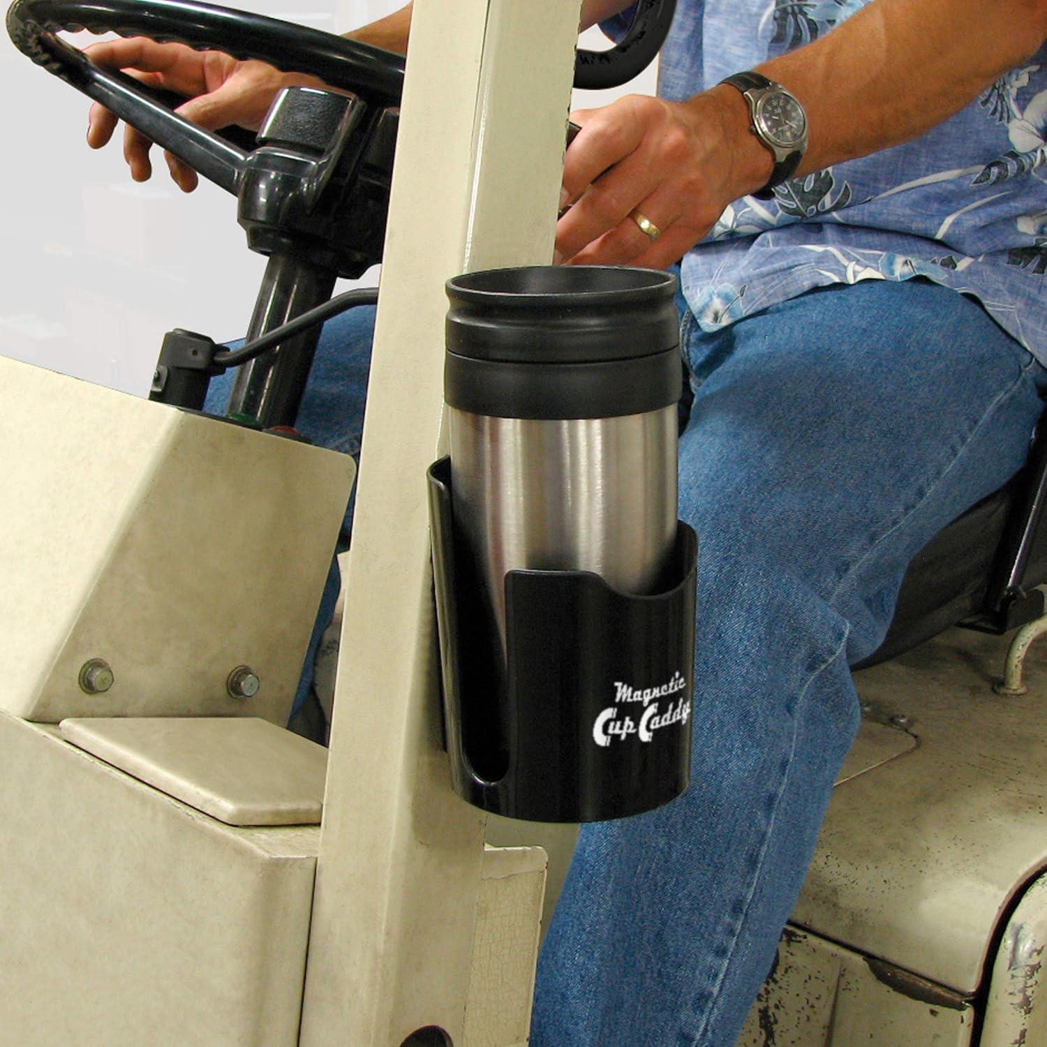 The Magnet Source Durable Plastic Vehicle Cup Holders Plastic, Black, 0.43 lbs