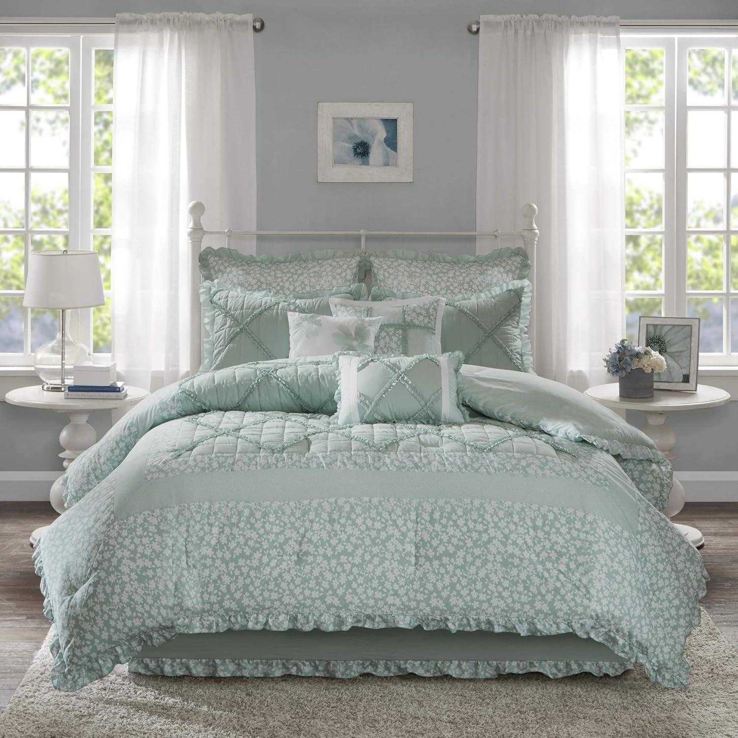 Mindy Traditional 9 Piece Comforter Set