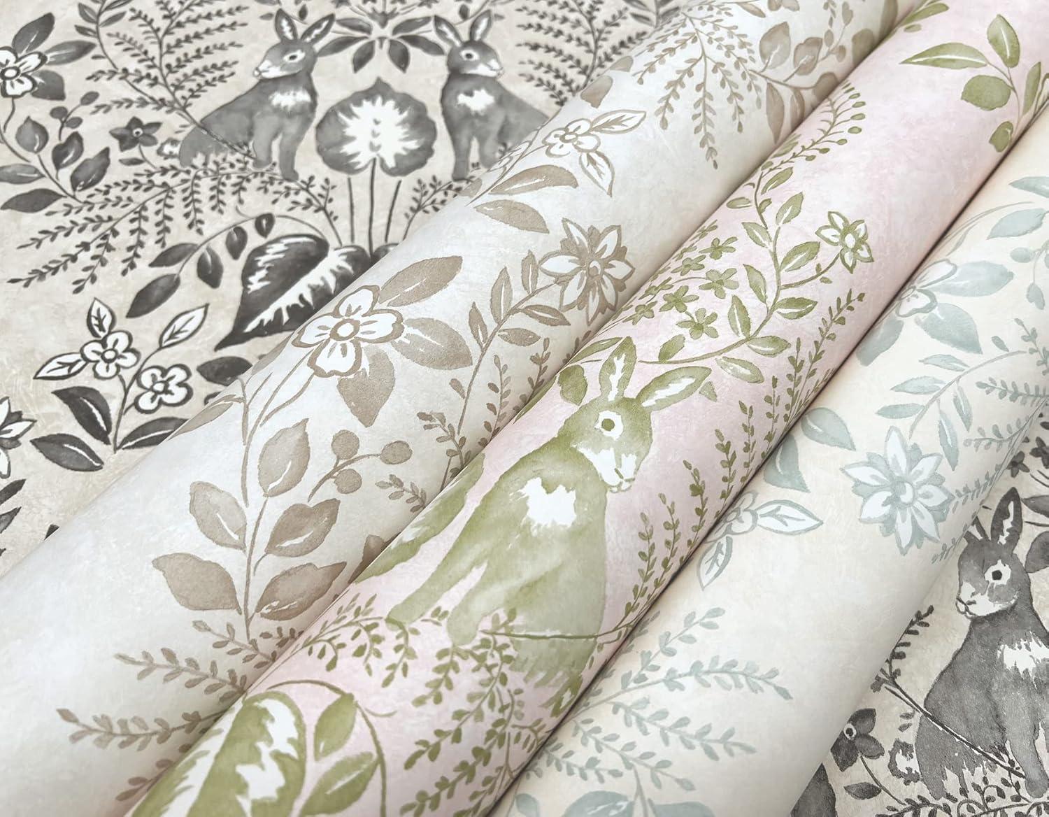 Cottontail Toile Peel & Stick Wallpaper