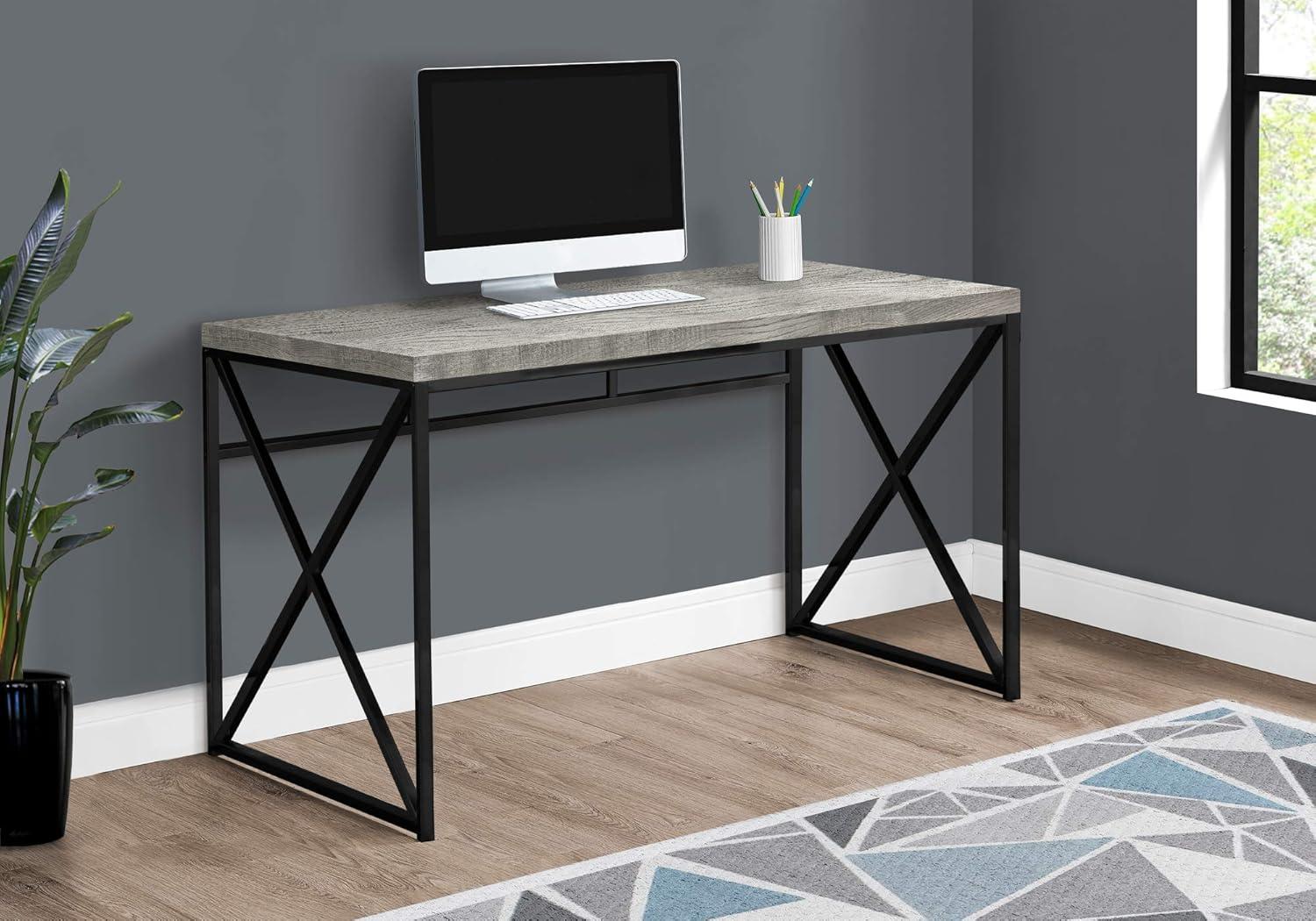 Monarch Specialties Computer Desk, Contemporary Home & Office Desk, Scratch-Resistant, 48” L