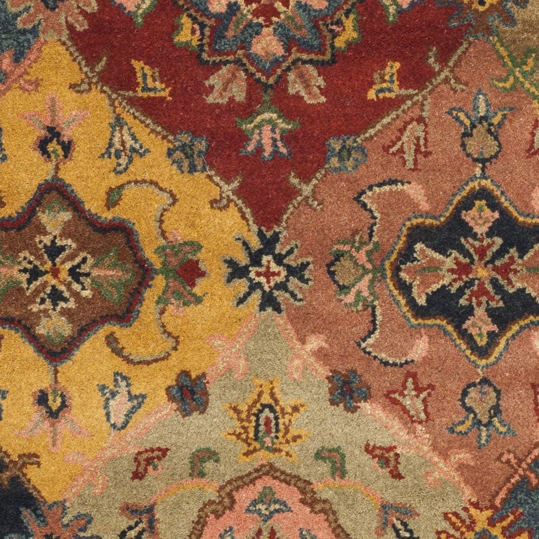 Heritage HG926 Hand Tufted Area Rug - Red/Multi - 5'x8' - Safavieh.