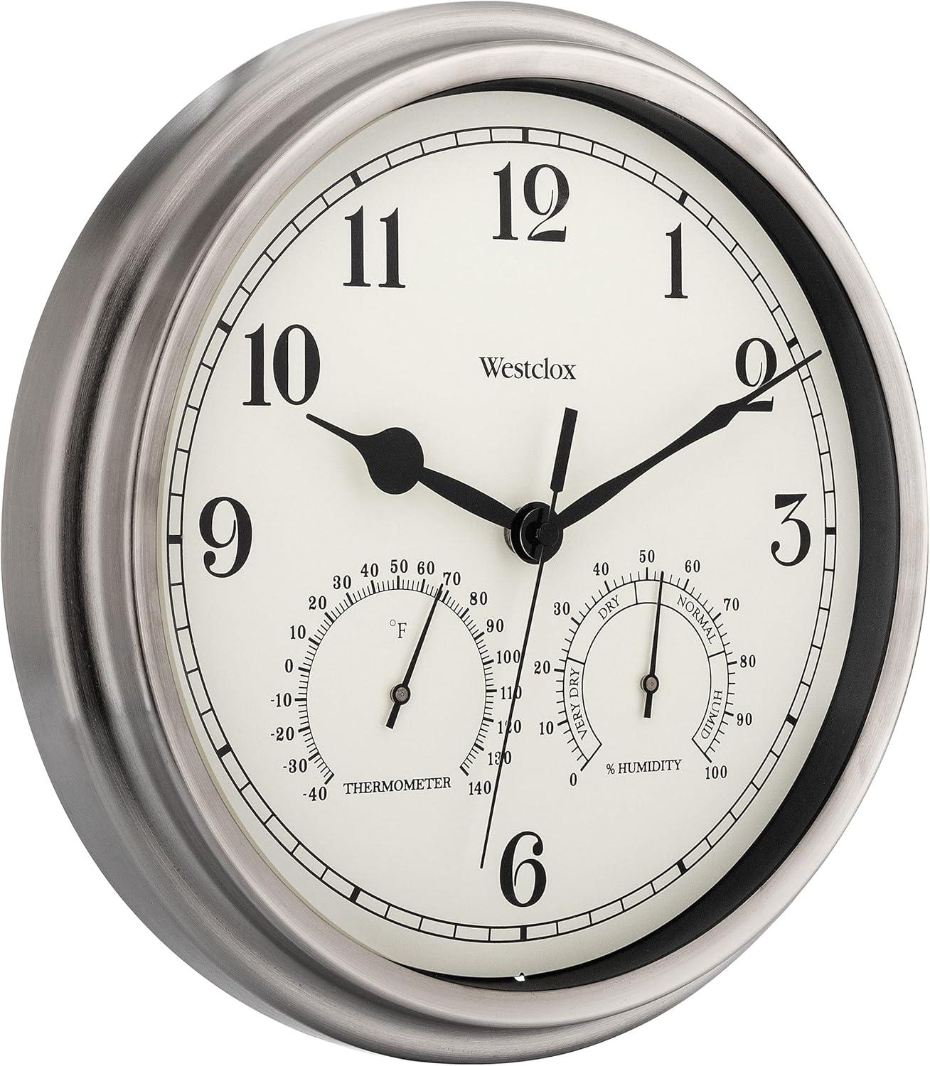 Westclox Clocks 20” Indoor/Outdoor Wall Clock