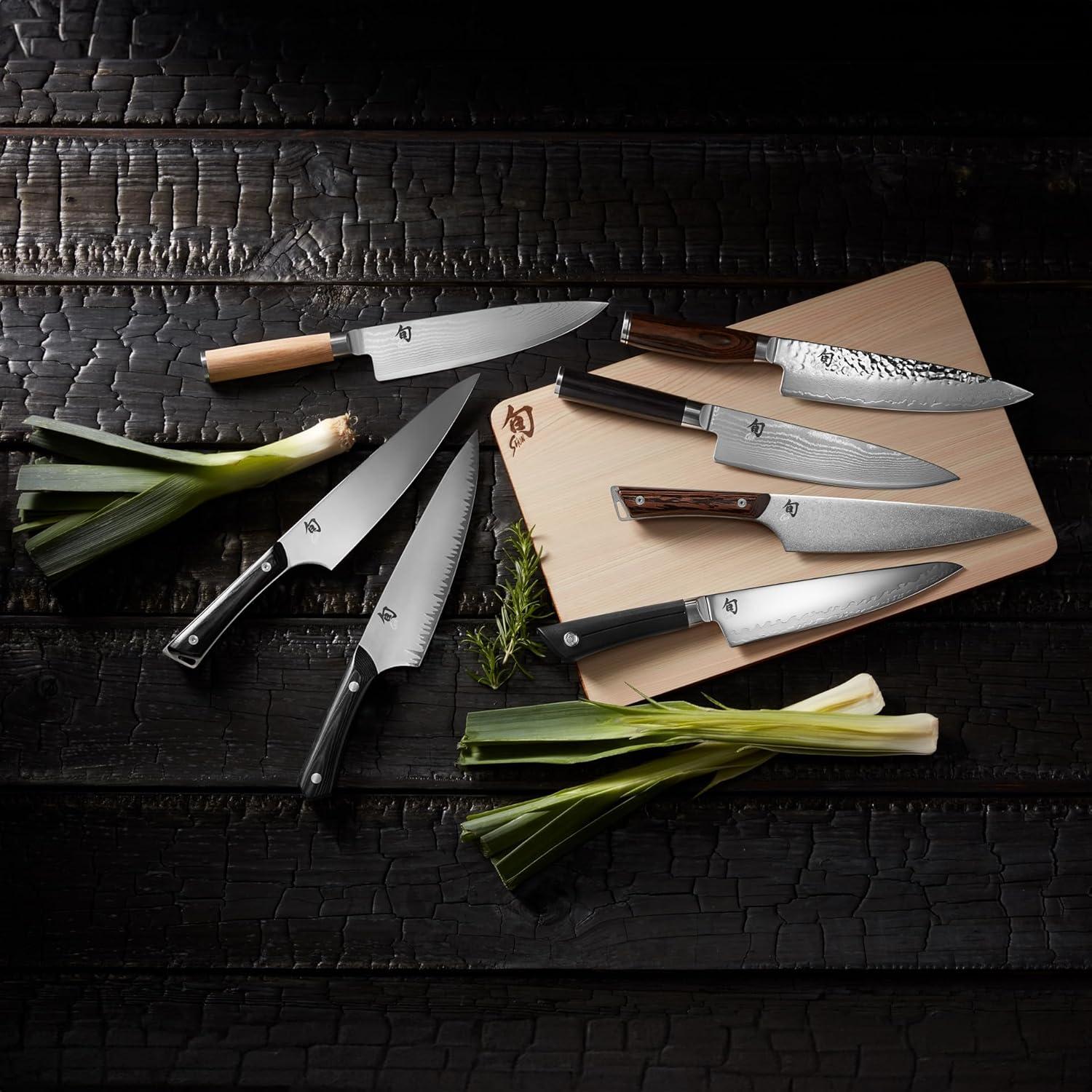 Shun Sora Chef Knife, 8 inch Stainless Steel Blade, Handcrafted in Japan