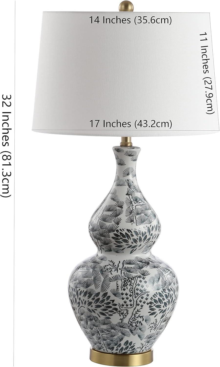 Alder Table Lamp (Set of 2) - Black/White - Safavieh.