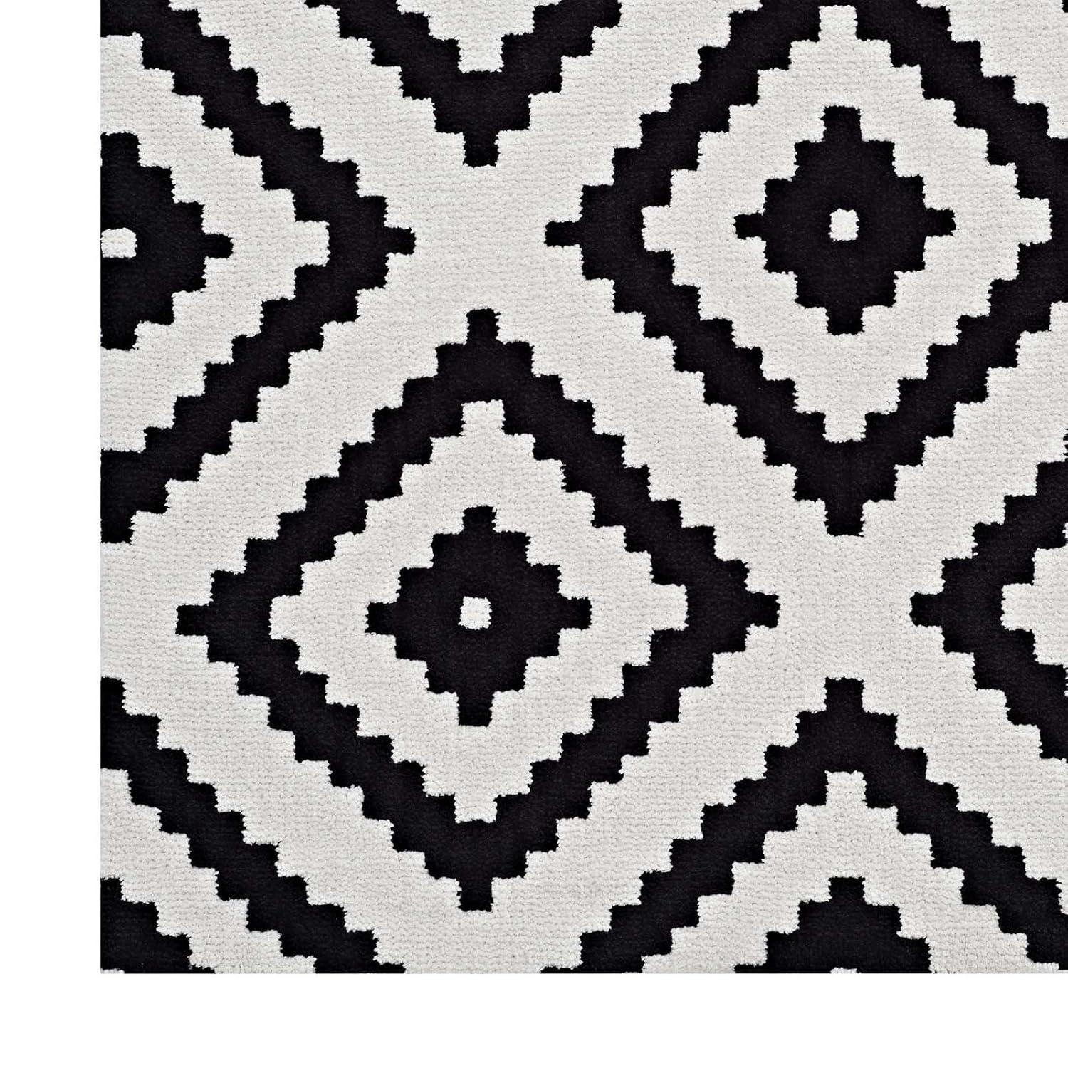 Modway Alika Abstract Diamond Trellis Area Rug