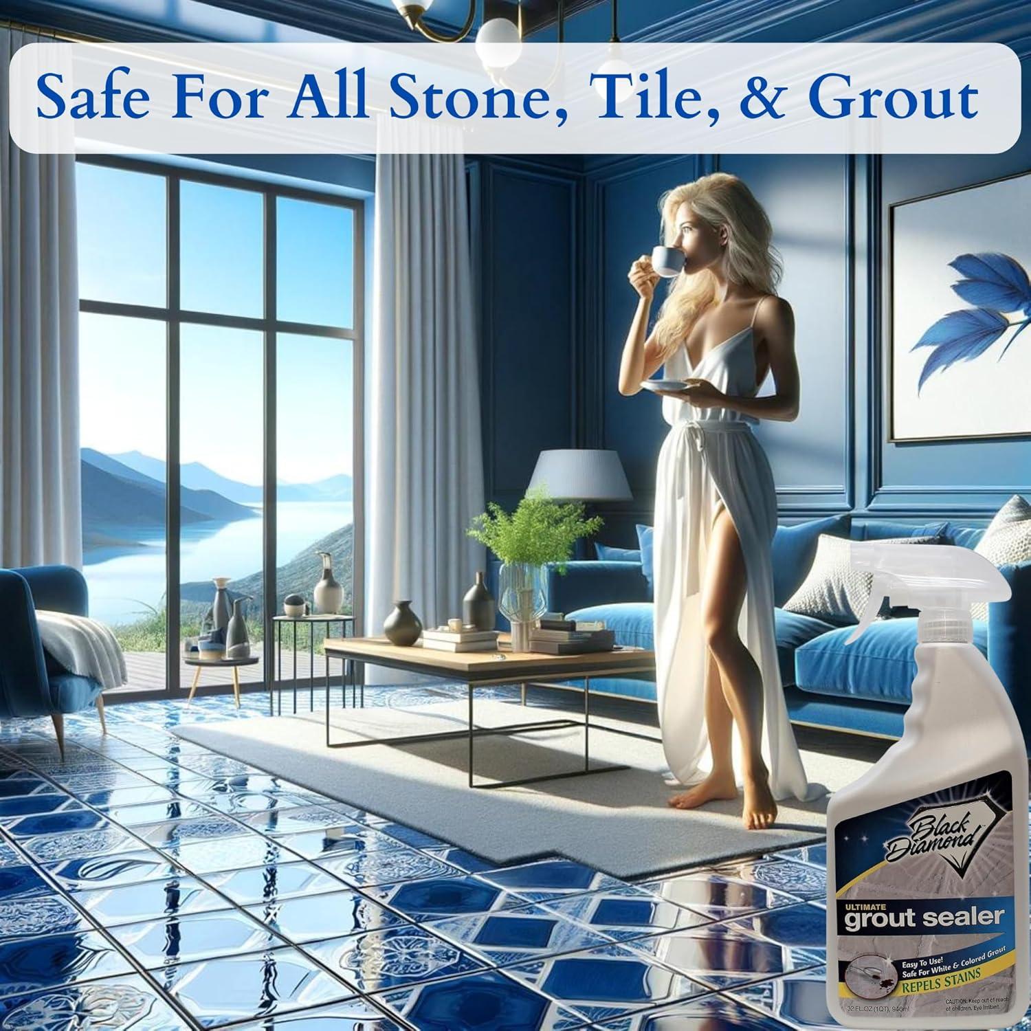 Black Diamond Ultimate Grout Sealer for Tile and Marble