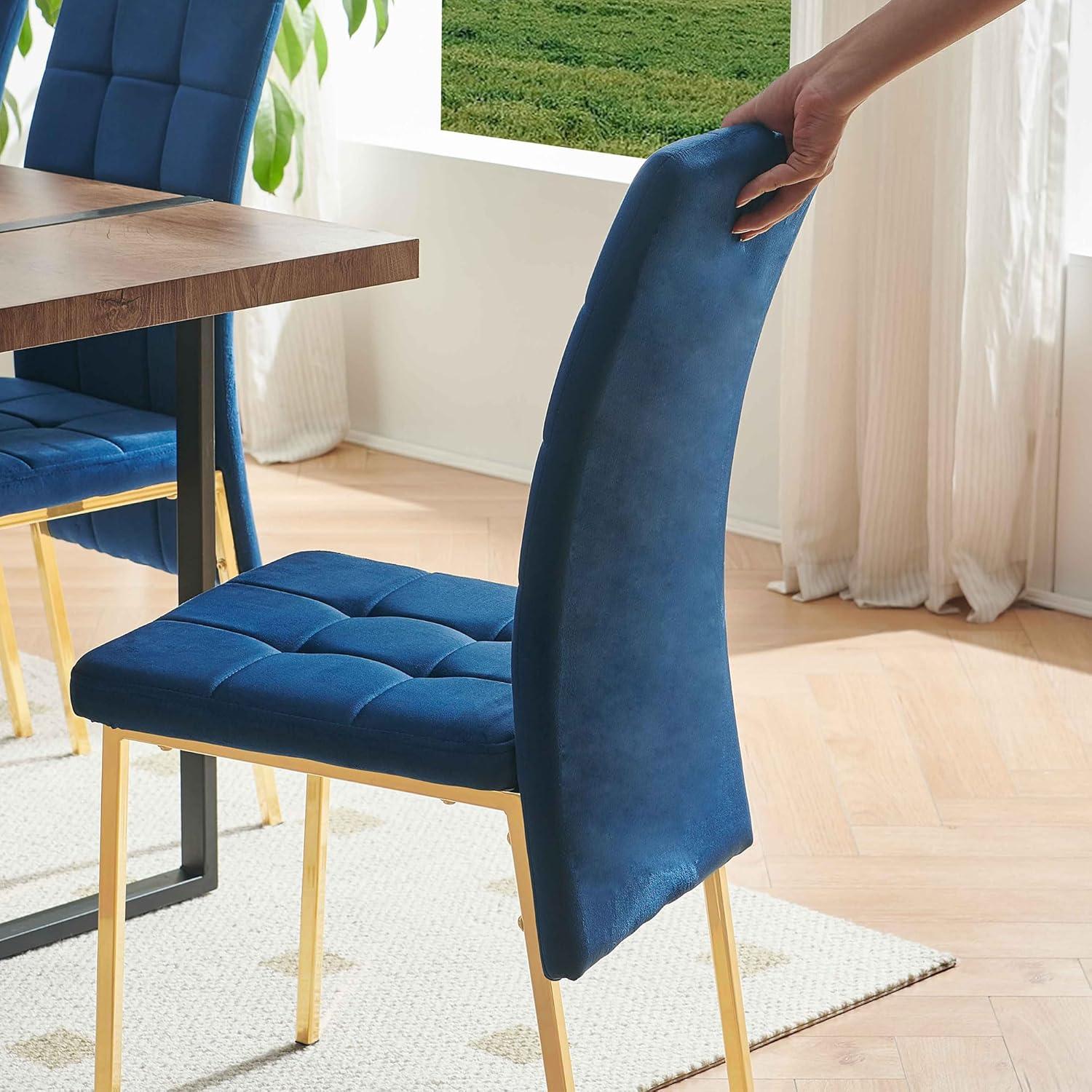 Brooklyn Velvet High Back Side Chair
