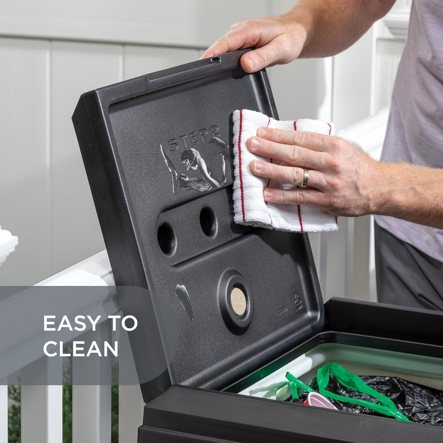 Step2 Step2 Atherton Patio 33 Gallon Trash Can