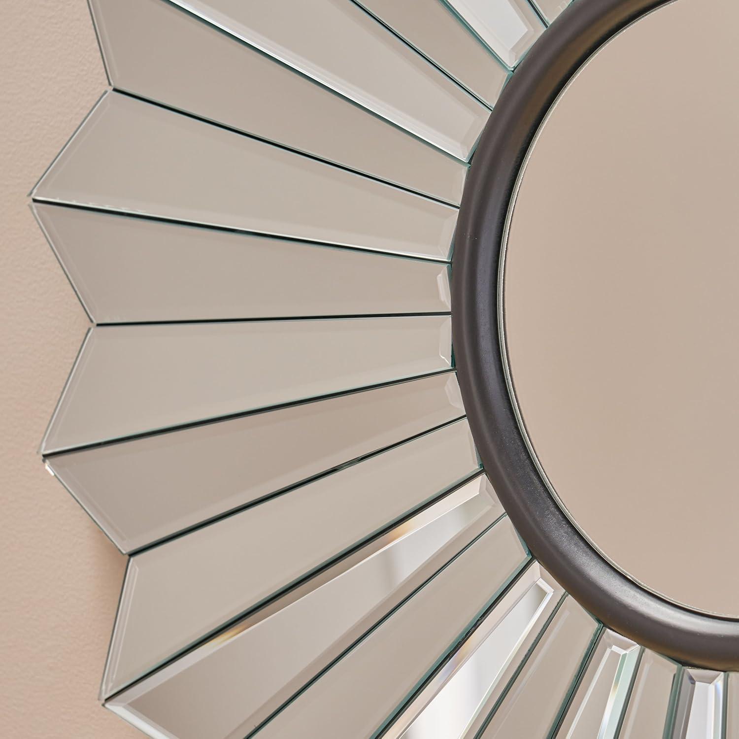 5-Star Flower Accent Mirror, Wall Mirror for Living Room Bedroom