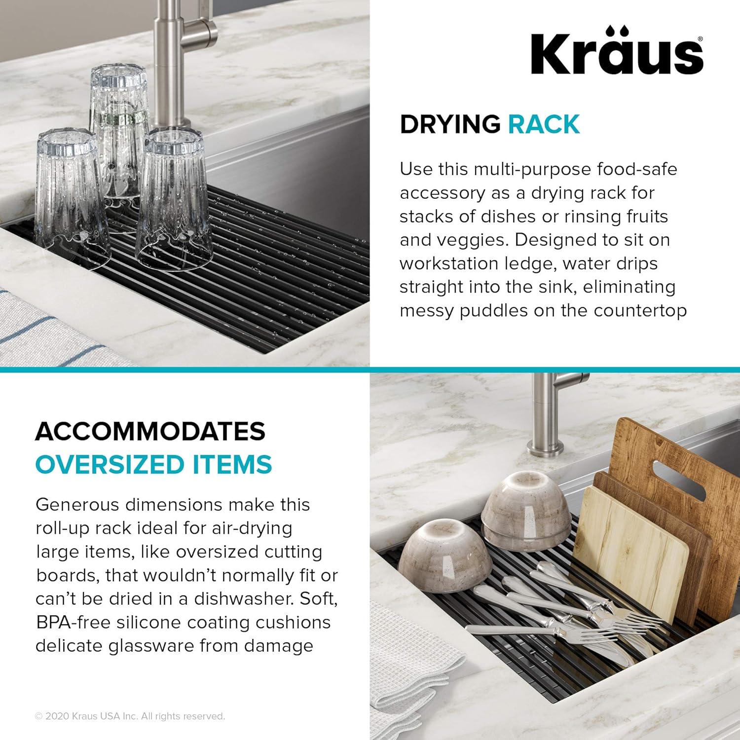 Kraus Kore Over the Sink Dish Rack