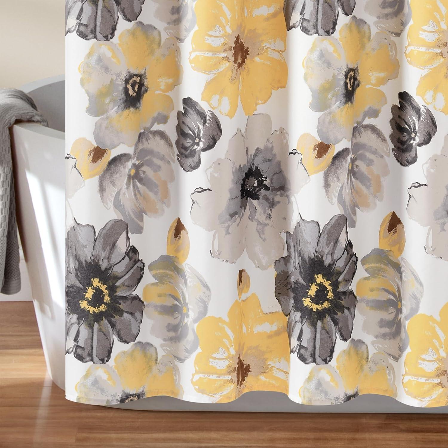 Lush Decor Floral Single Shower Curtain & Reviews | Wayfair