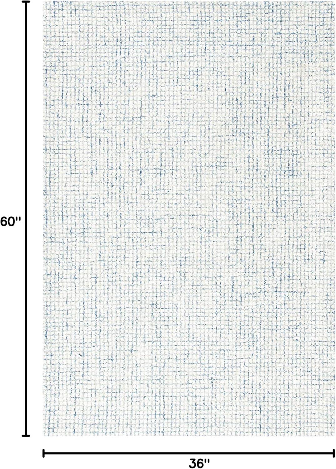 Abstract ABT470 Hand Tufted Indoor Accent Rug - Ivory/Black - 3'x5' - Safavieh