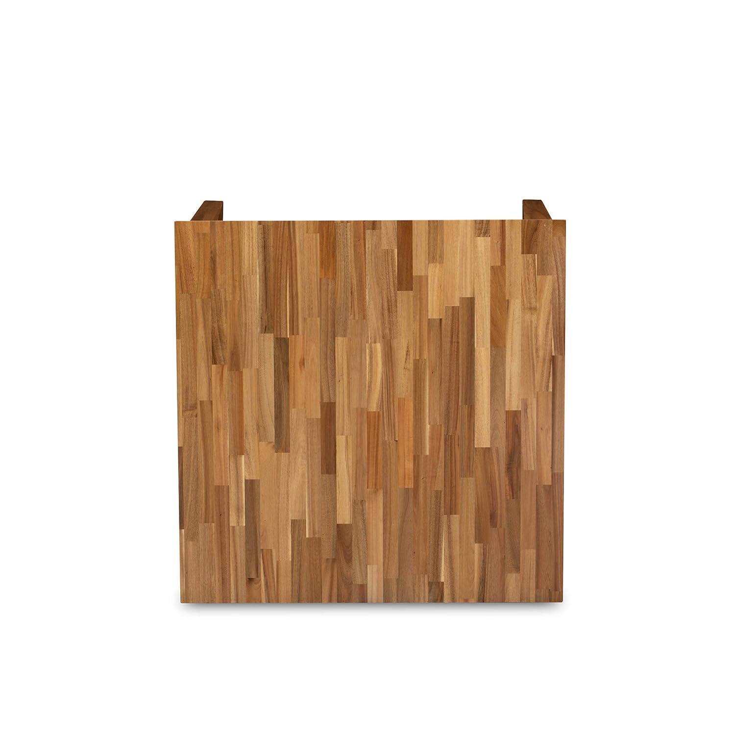 East West Furniture, Modern Wood Dining Table With Walnut Color Table Top