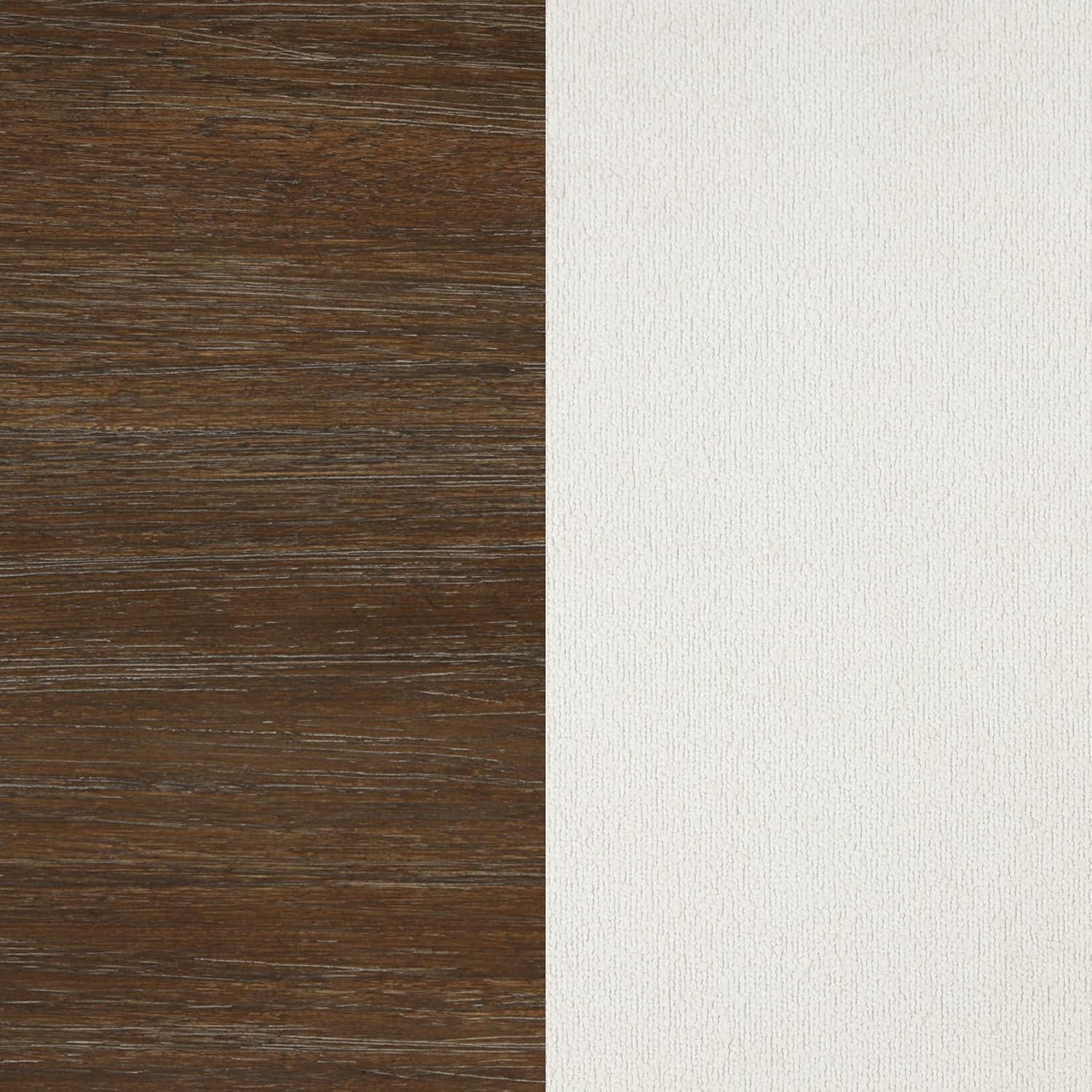 Nathan James Upholstered Wooden Stool