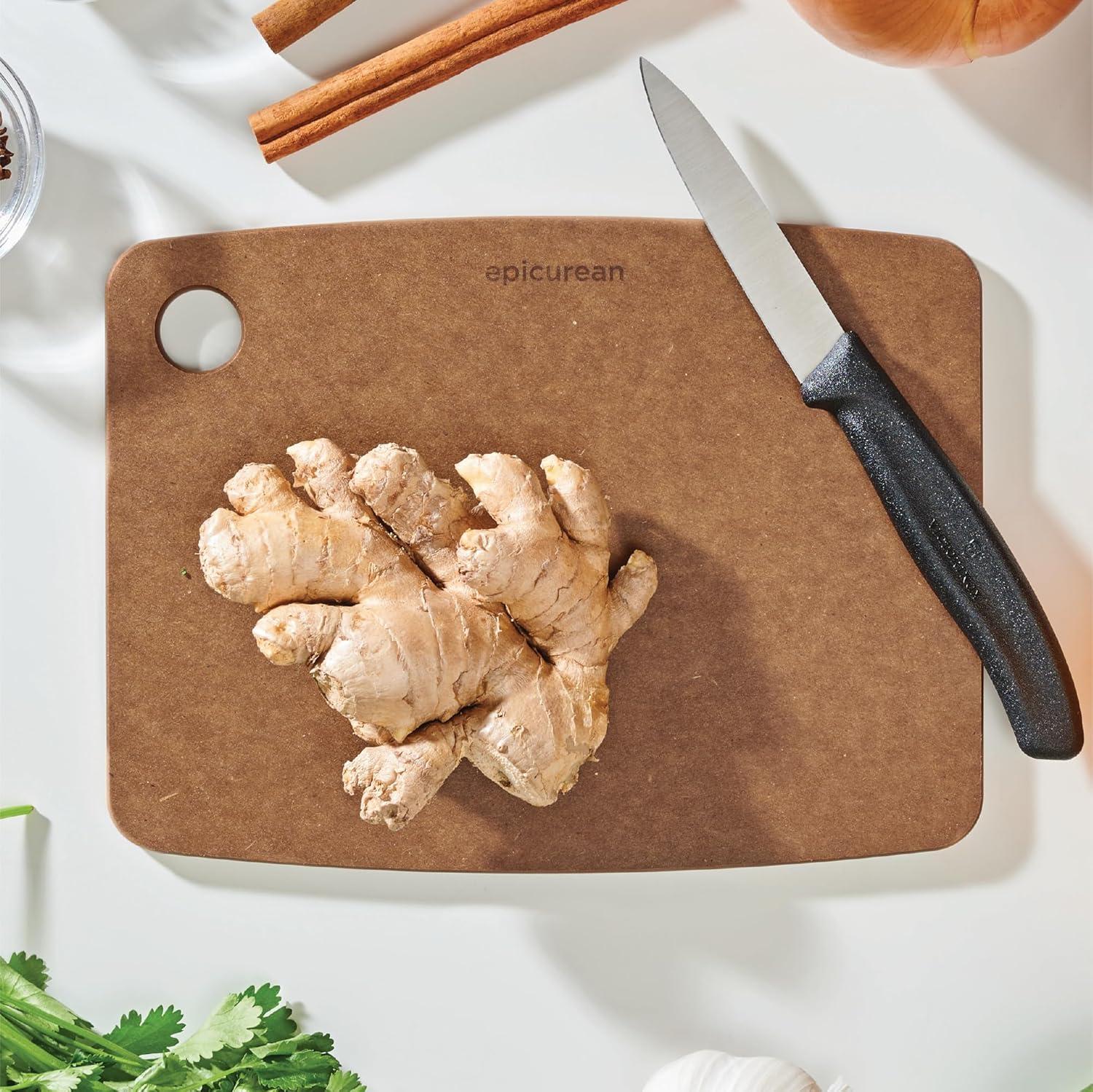 Epicurean Kitchen Series Cutting Board, 8-Inch Ã— 6-Inch, Nutmeg