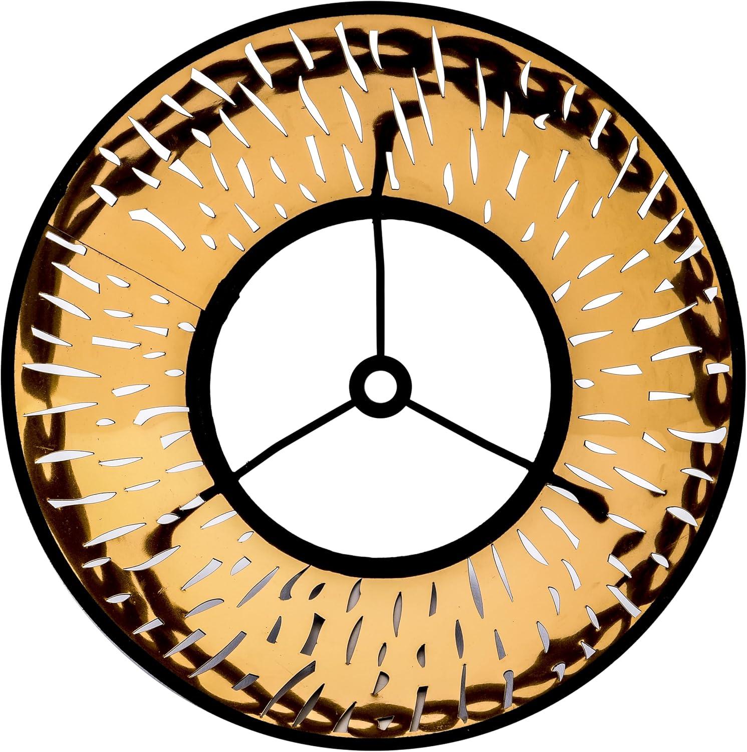 GO&SO Set of 2 Small Black Drum Lamp Shades, 5" Top x 9" Bottom x 6.4" High (Spider), Laser Etching Fabric Lamp Shades for Table, Floor, Wall Lamps -No Assembly Required, Modern Replacement Lampshades