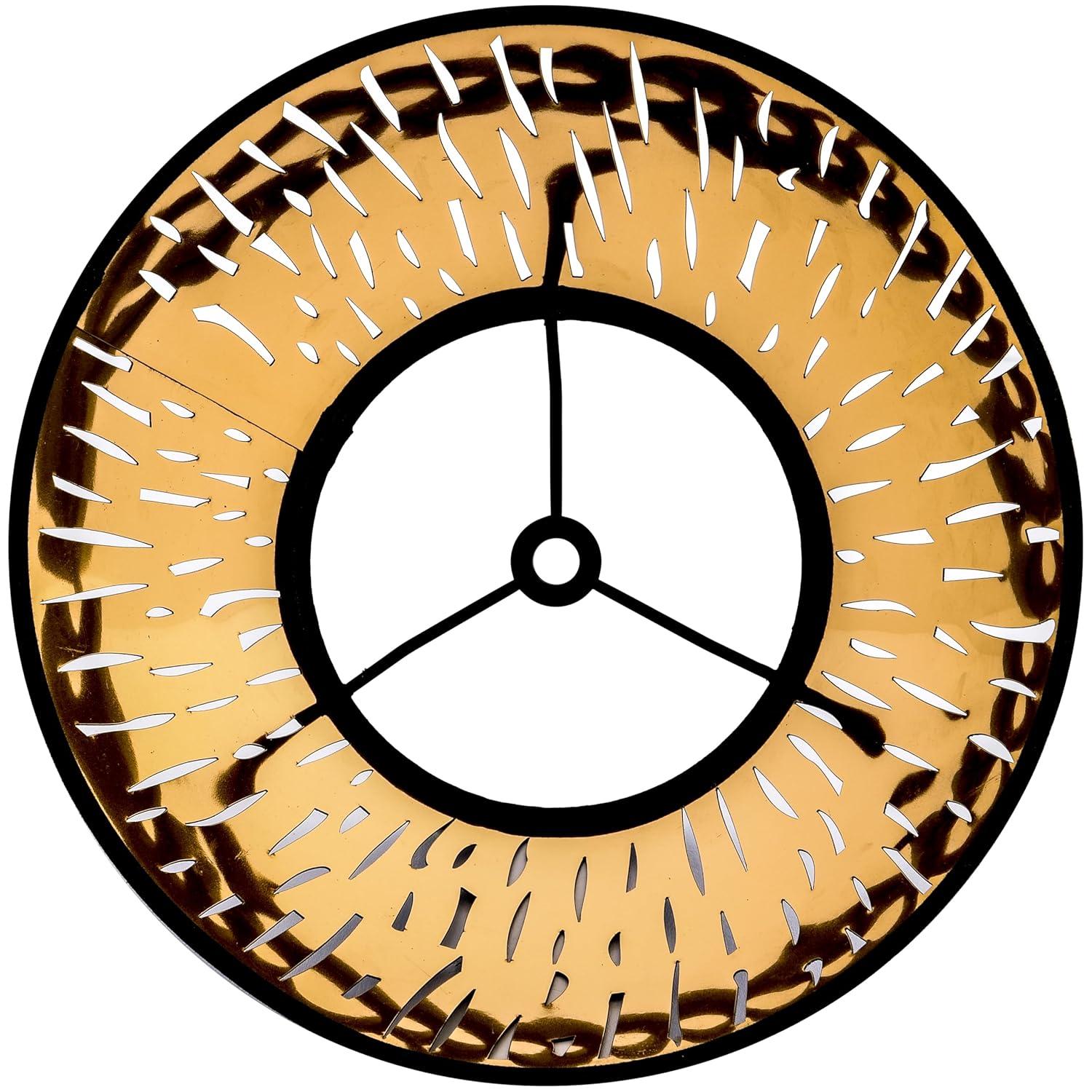 GO&SO Set of 2 Small Black Drum Lamp Shades, 5" Top x 9" Bottom x 6.4" High (Spider), Laser Etching Fabric Lamp Shades for Table, Floor, Wall Lamps -No Assembly Required, Modern Replacement Lampshades