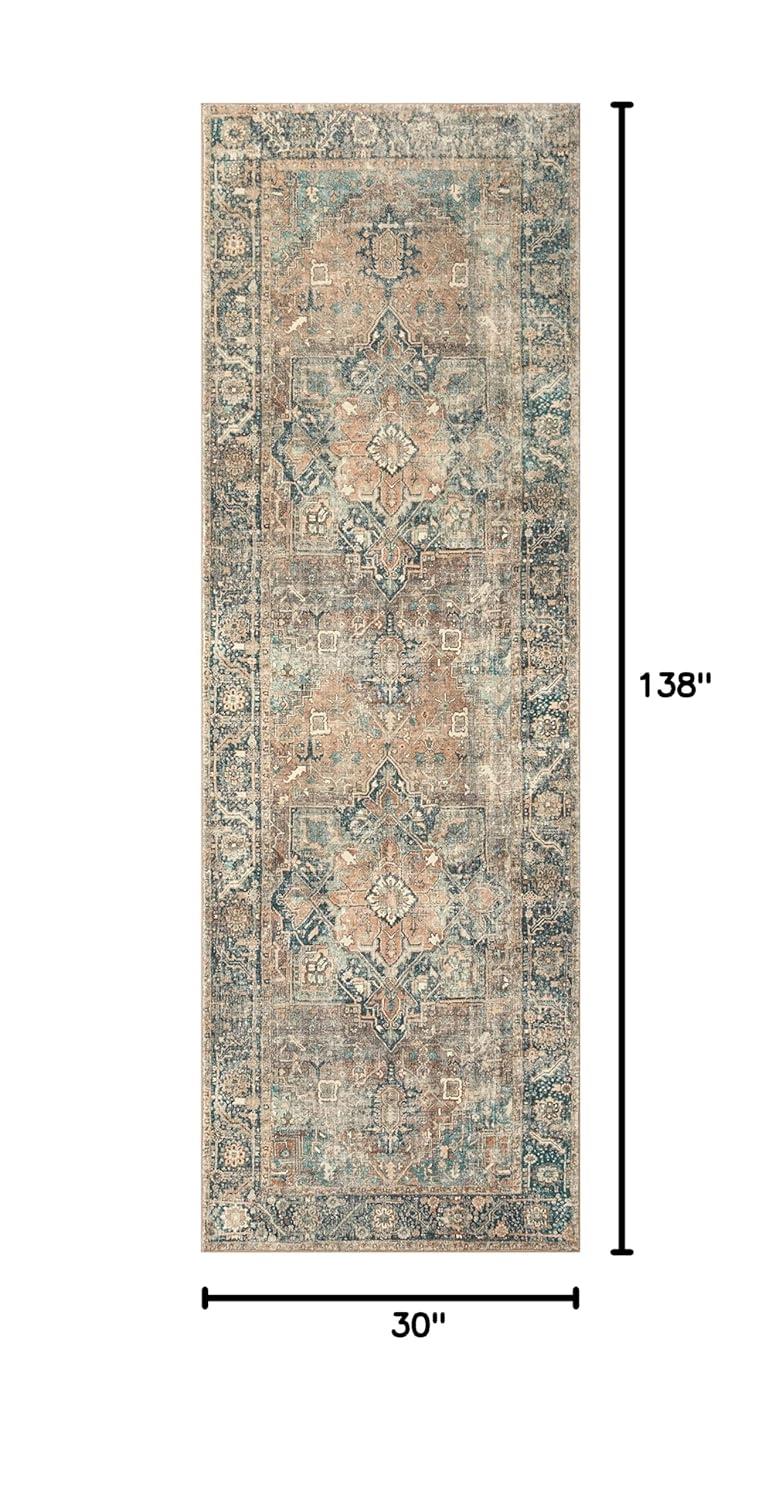 Loloi II Loloi Margot Terracotta / Lagoon Area Rug feat. Cloudpile
