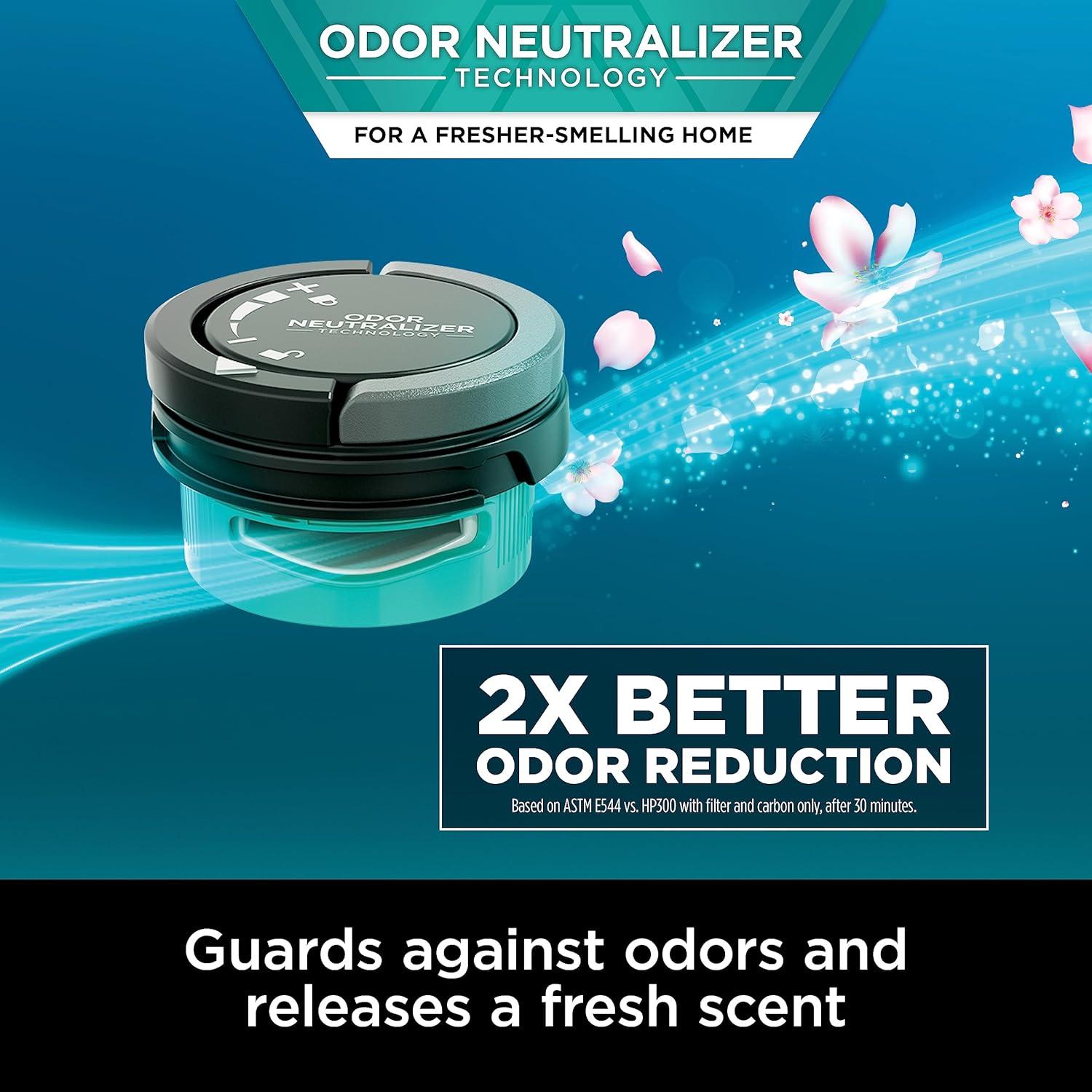 Shark Shark HP132 Clean Sense Air Purifier with Odor Neutralizer Technology, HEPA Filter, 500 sq. ft.White