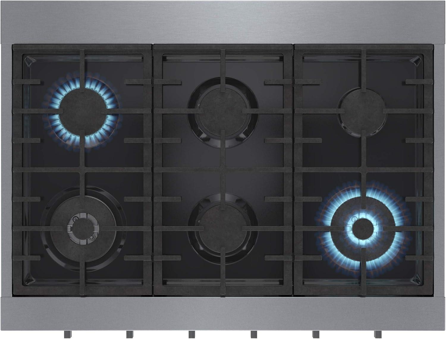 Bosch Rgm86uc 36" Wide 6 Burner Gas Rangetop - Stainless Steel