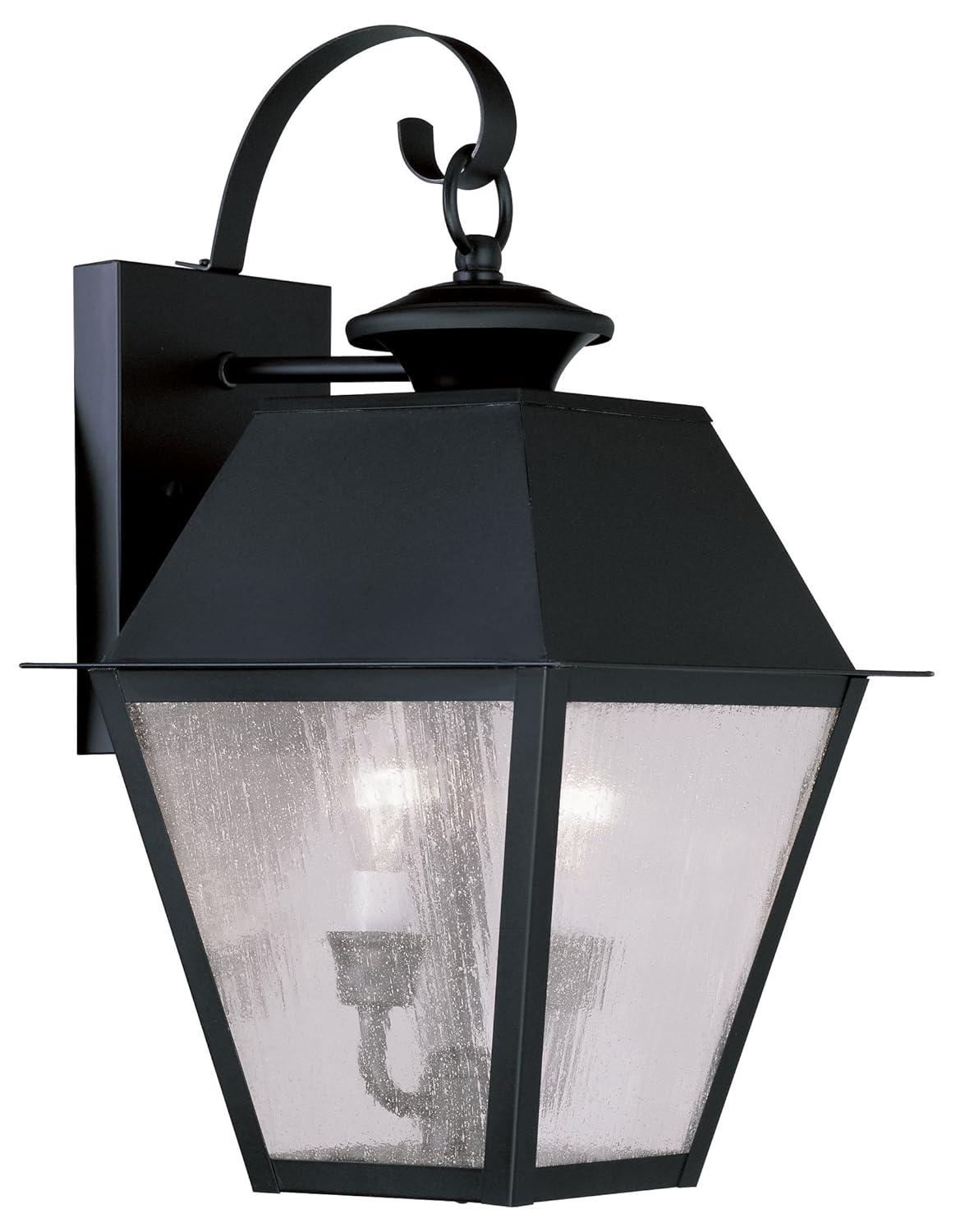 Livex Lighting Mansfield 2 - Light Wall Light in Black