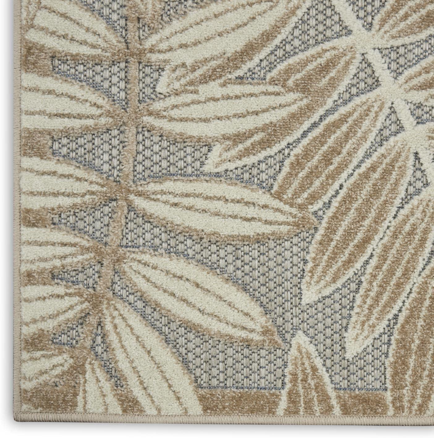 Nourison Aloha Floral Leaf Outdoor Area Rug