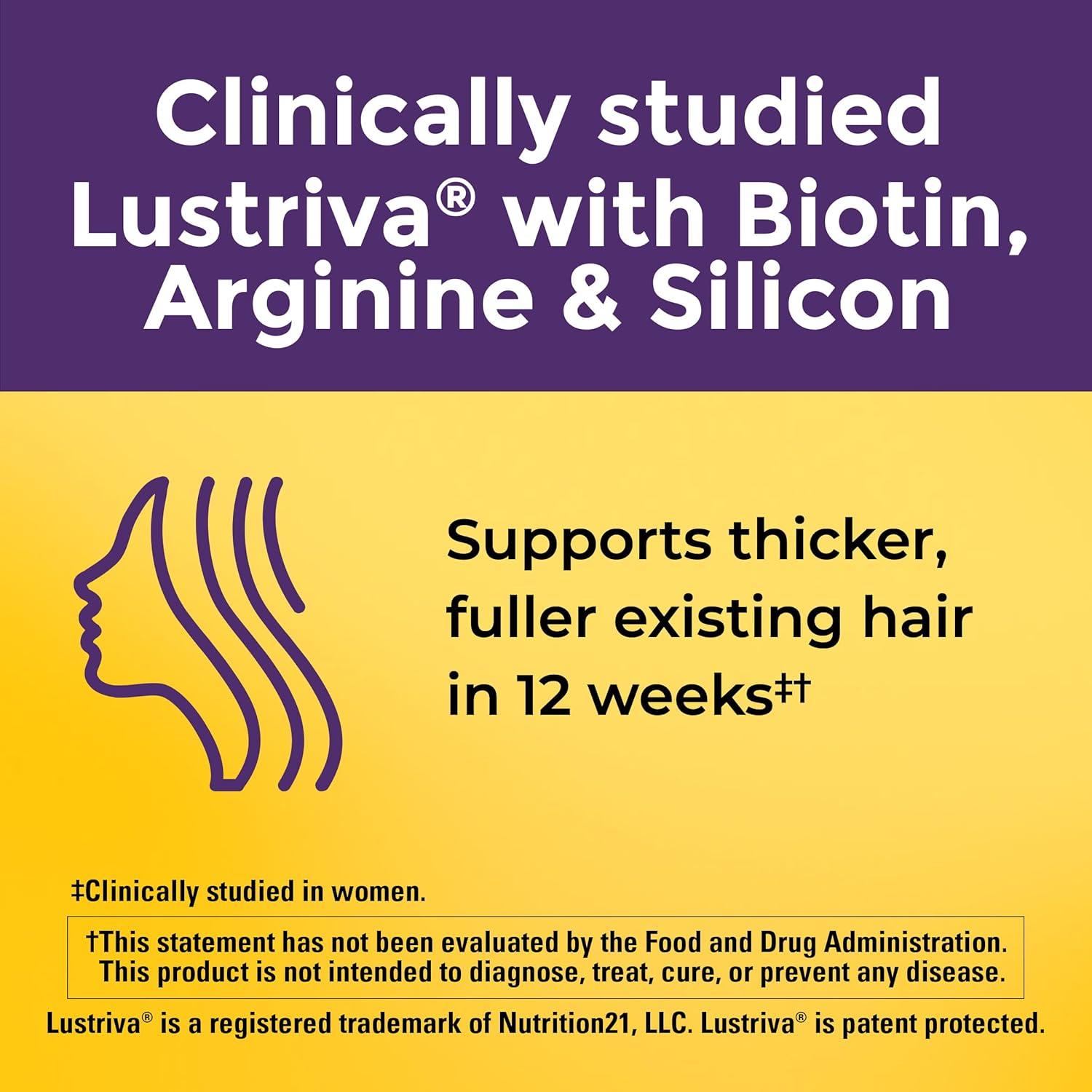 Nature Made Hair Growth Complex with Lustriva Softgels - 30ct