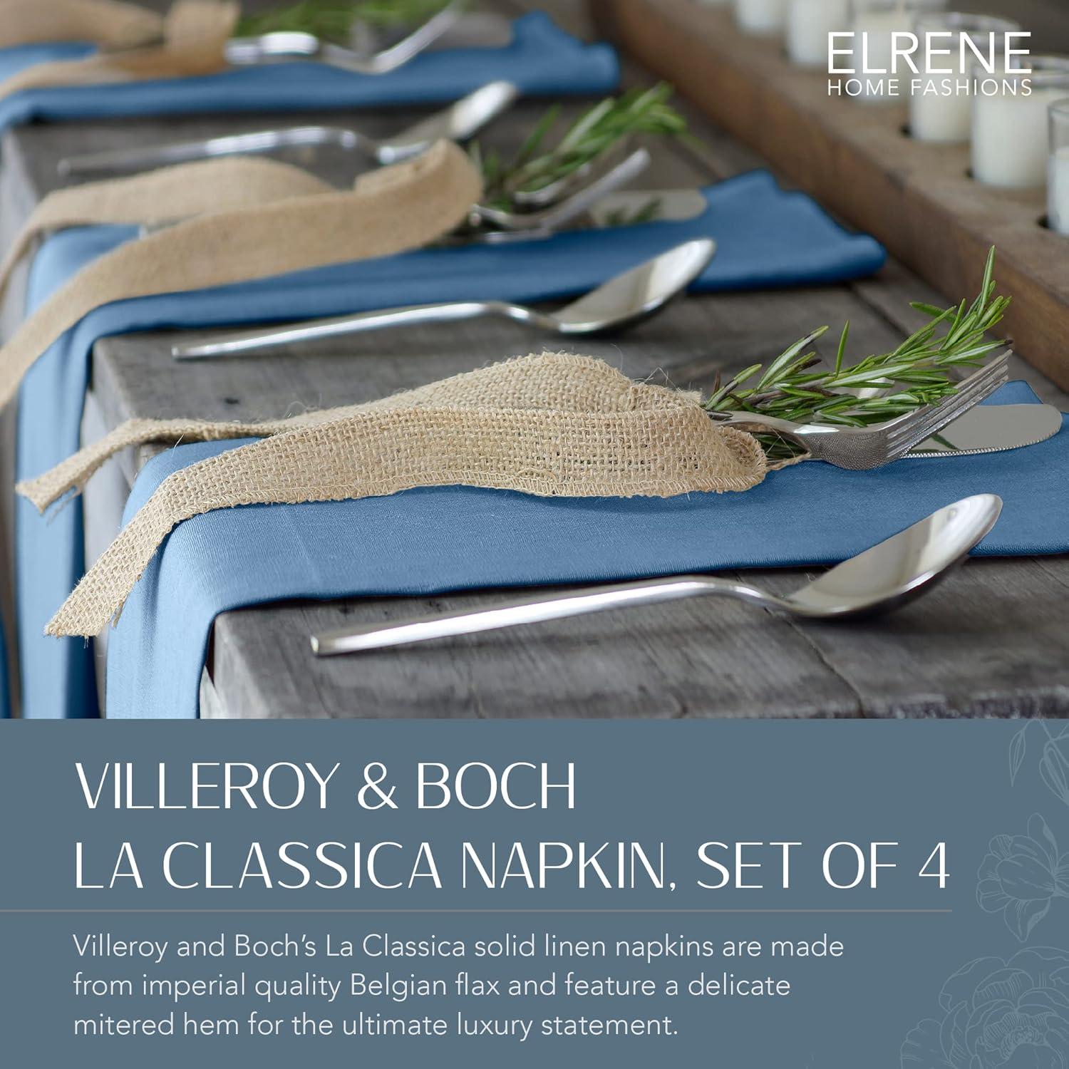 La Classica 4 Piece Linen Napkin Set