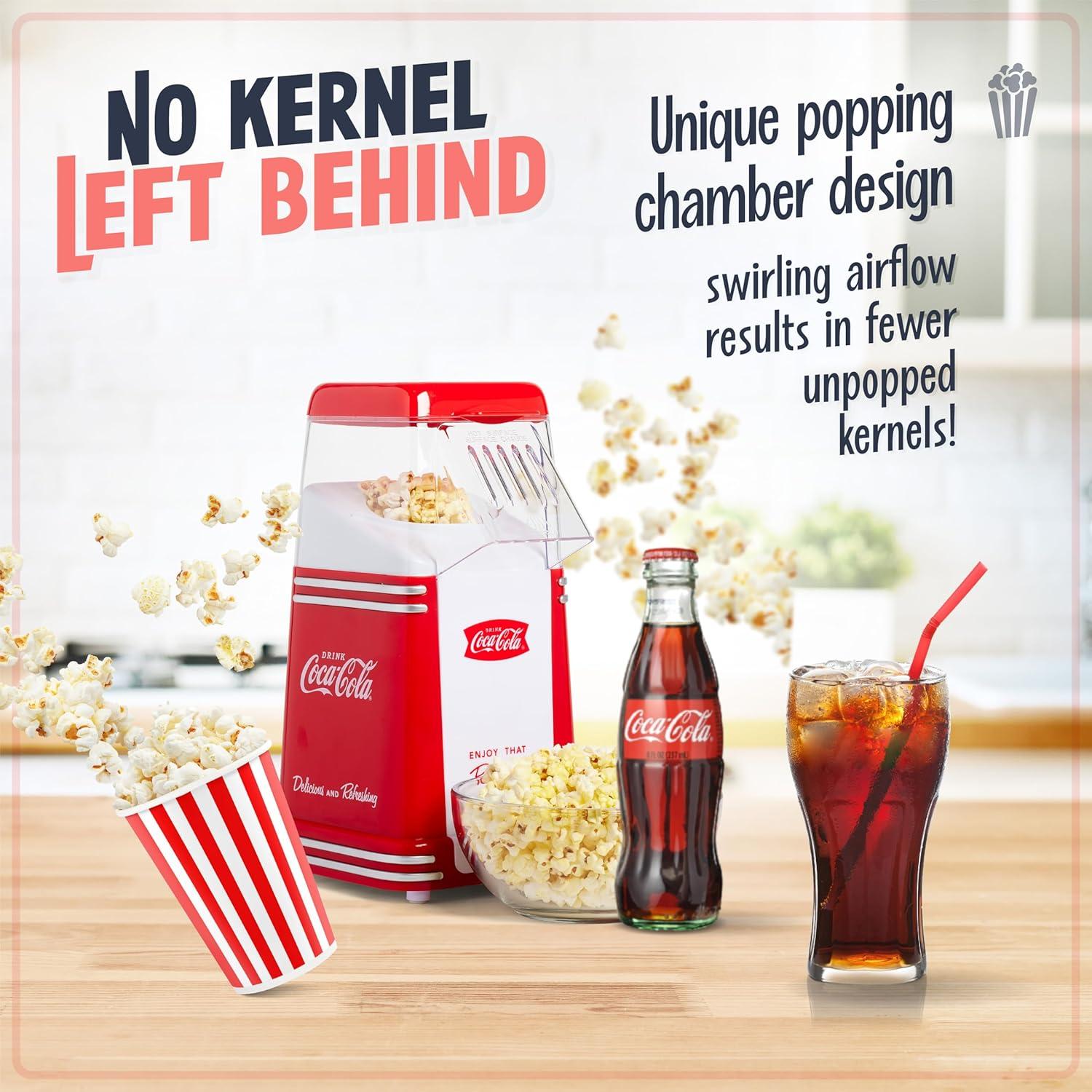 Nostalgia Nostalgia 8 Cooked Cups Hot Air Popcorn Popper