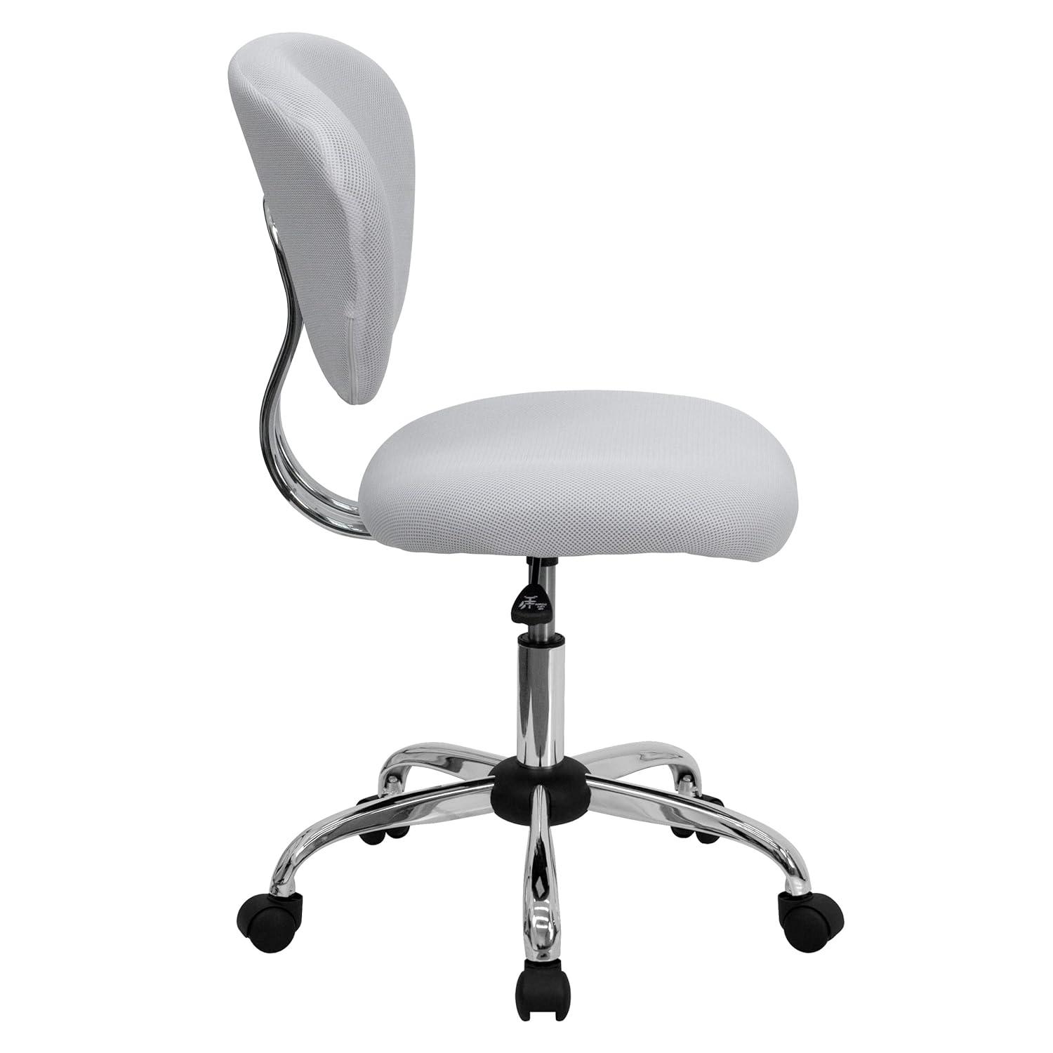 Flash Furniture Beverly Mid-Back Swivel Mesh Office Chair with Padded Seat by Flash Furniture | Wayfair