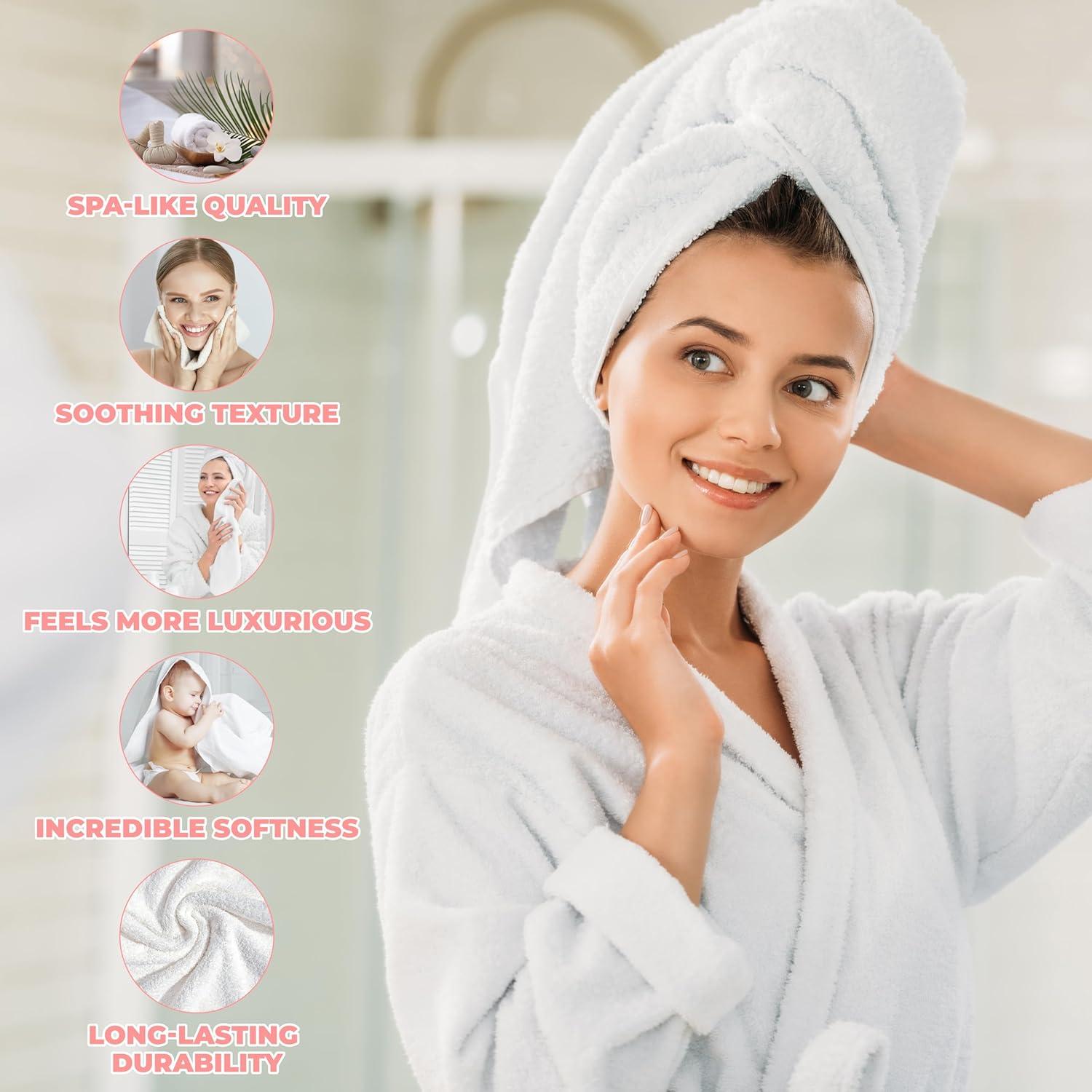 Impressions Rosaline Zero-Twist Cotton 6-piece Towel Set