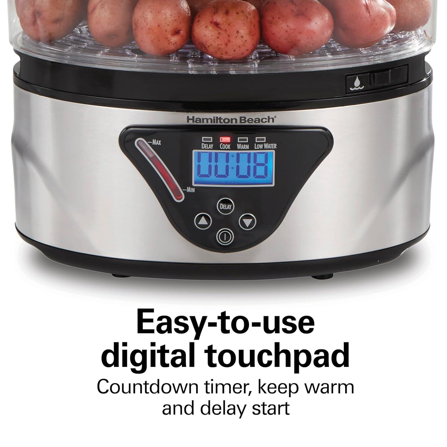 Hamilton Beach 5.5 Quart Digital Steamer