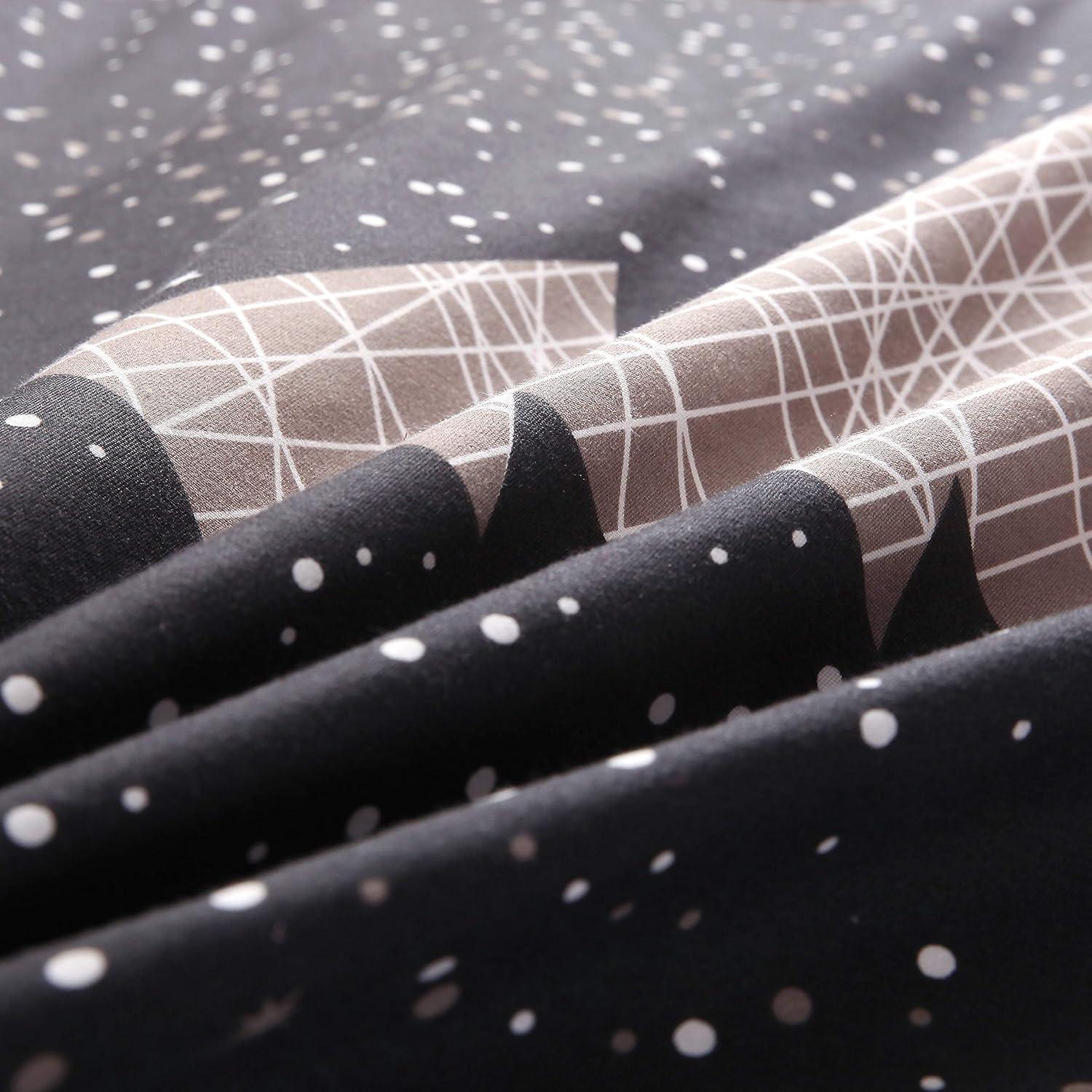 Swanson Beddings Christmas 3pc Duvet Bedding Set: Duvet Cover and Two Pillow Shams (Queen) (NO comforter included)